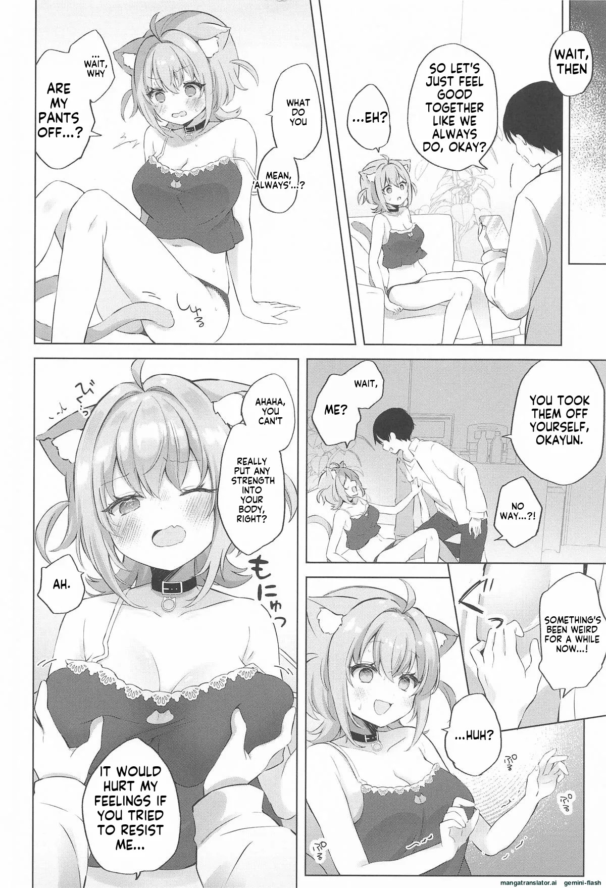 [#Mimamori Mimori (Mimori)] Nekomata-san to Saimin Appli (Nekomata Okayu)[English][Mtl] - Page 9