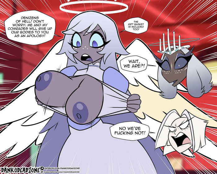 [DankoDeadZone] At least the basket is included (Hazbin Hotel)