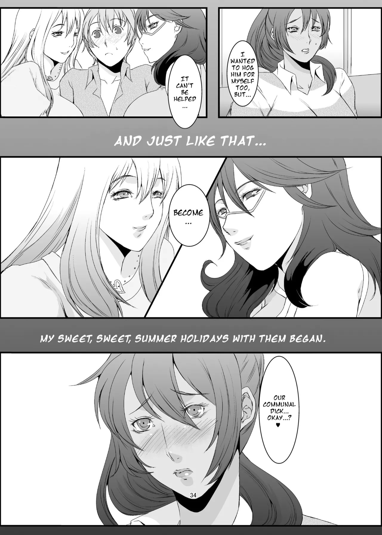 [Sprechchor (Eguchi Chibi)] Oku-sama wa Moto Yariman -Besluted- 1-8 These Women Were Former Sluts -Besluted- 1-8 [English] [Digital] - Page 35