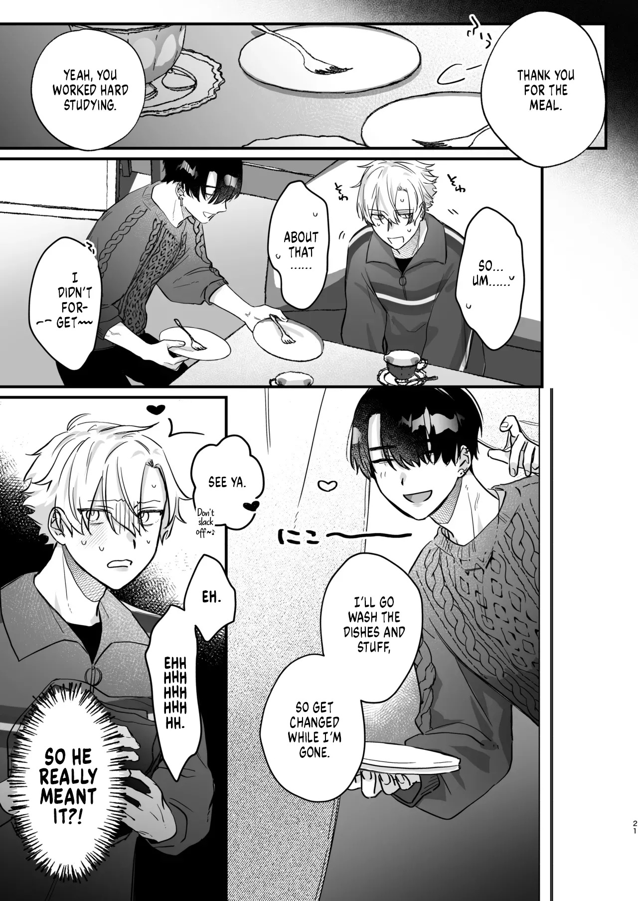 [Omaegawarui (Amemiya Koame)] Oshi ni Makemakuttetara Josou Sex de Mesuochi Saseraretemashita [English] {Yengli} [Digital] - Page 21