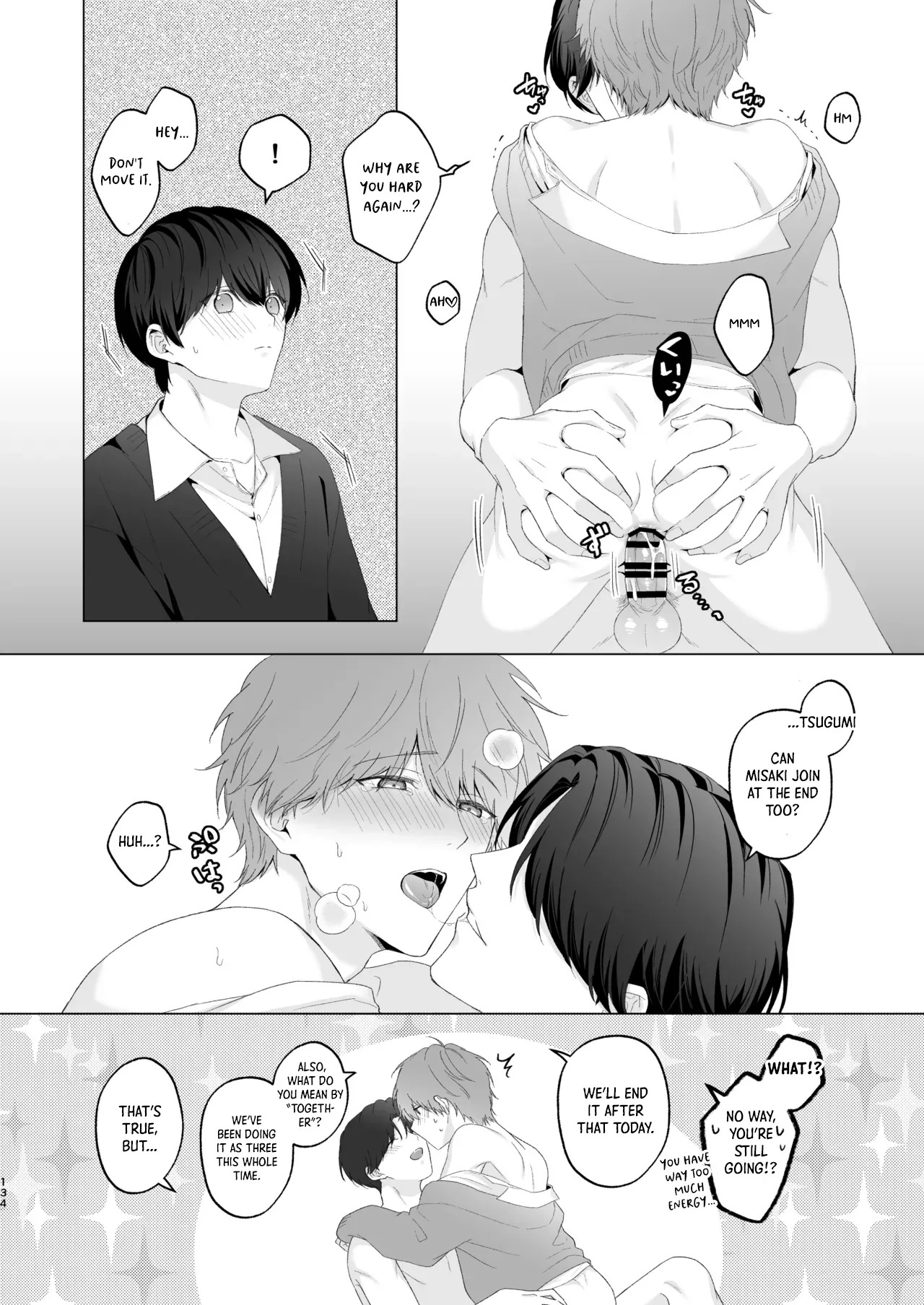 [Potato Farm (Oimo)] San Kyodai de Nakayoshi Etchi Chinan Ukete [English] {Yengli} [Digital] - Page 134