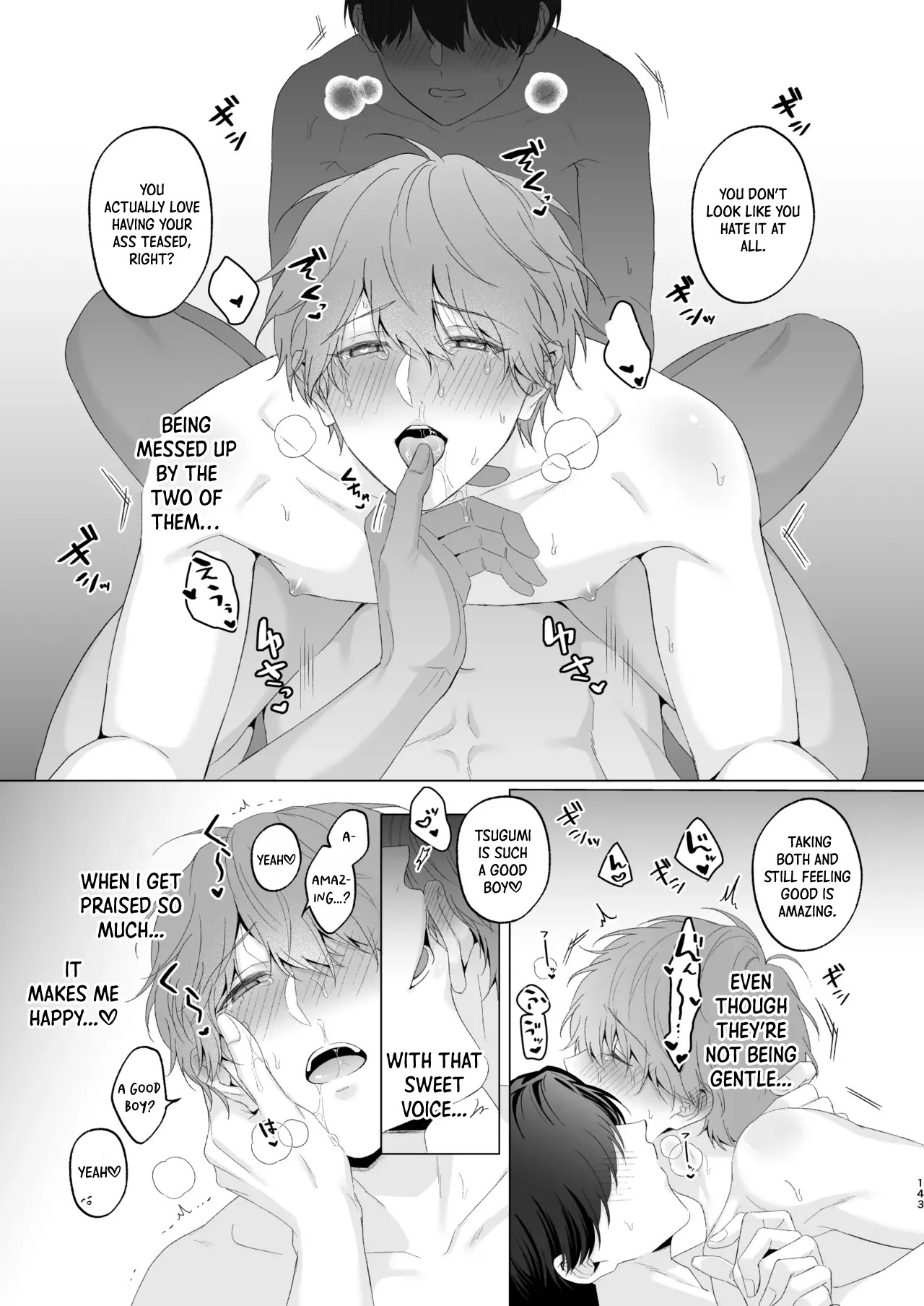 [Potato Farm (Oimo)] San Kyodai de Nakayoshi Etchi Chinan Ukete [English] {Yengli} [Digital] - Page 143