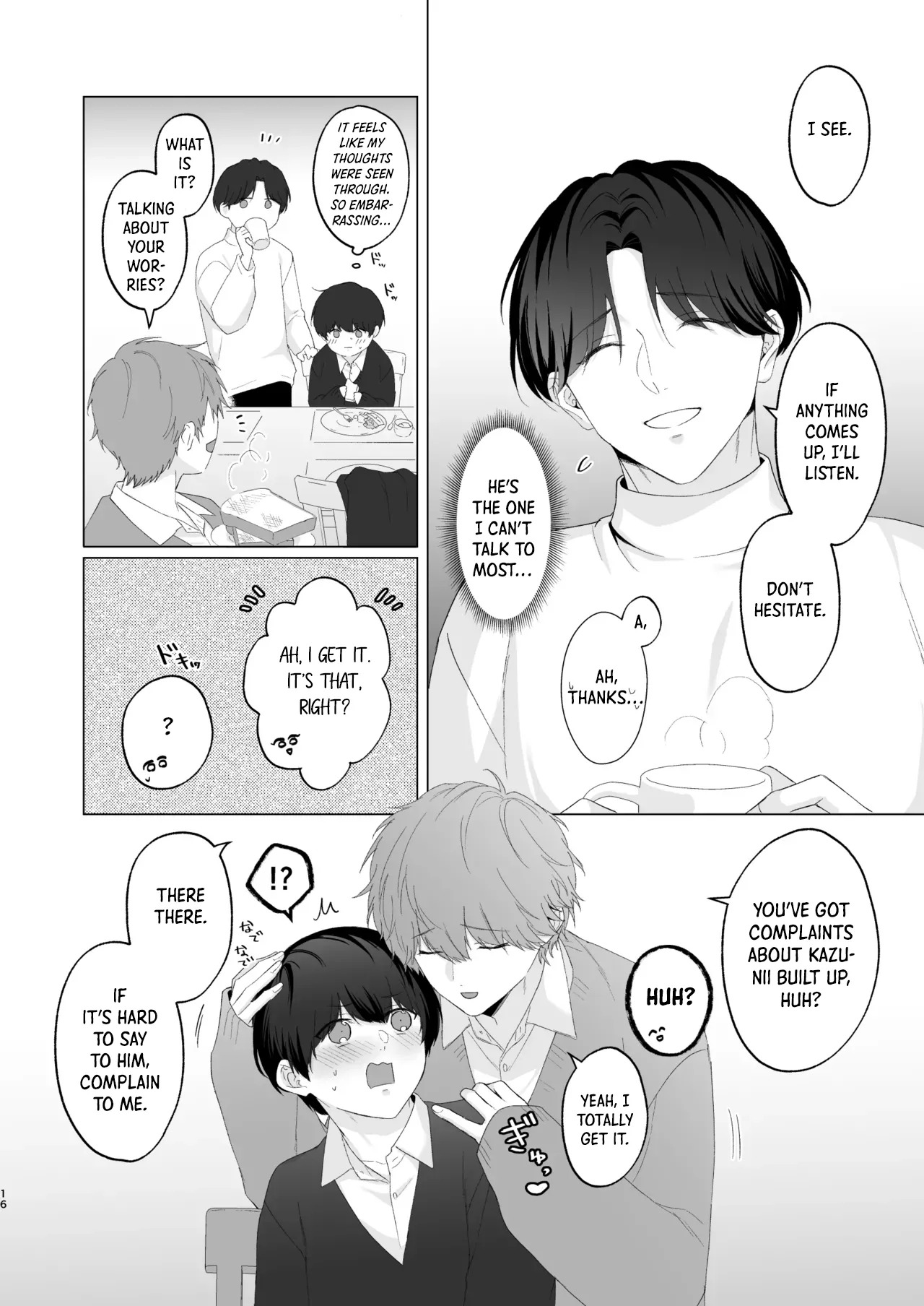 [Potato Farm (Oimo)] San Kyodai de Nakayoshi Etchi Chinan Ukete [English] {Yengli} [Digital] - Page 16