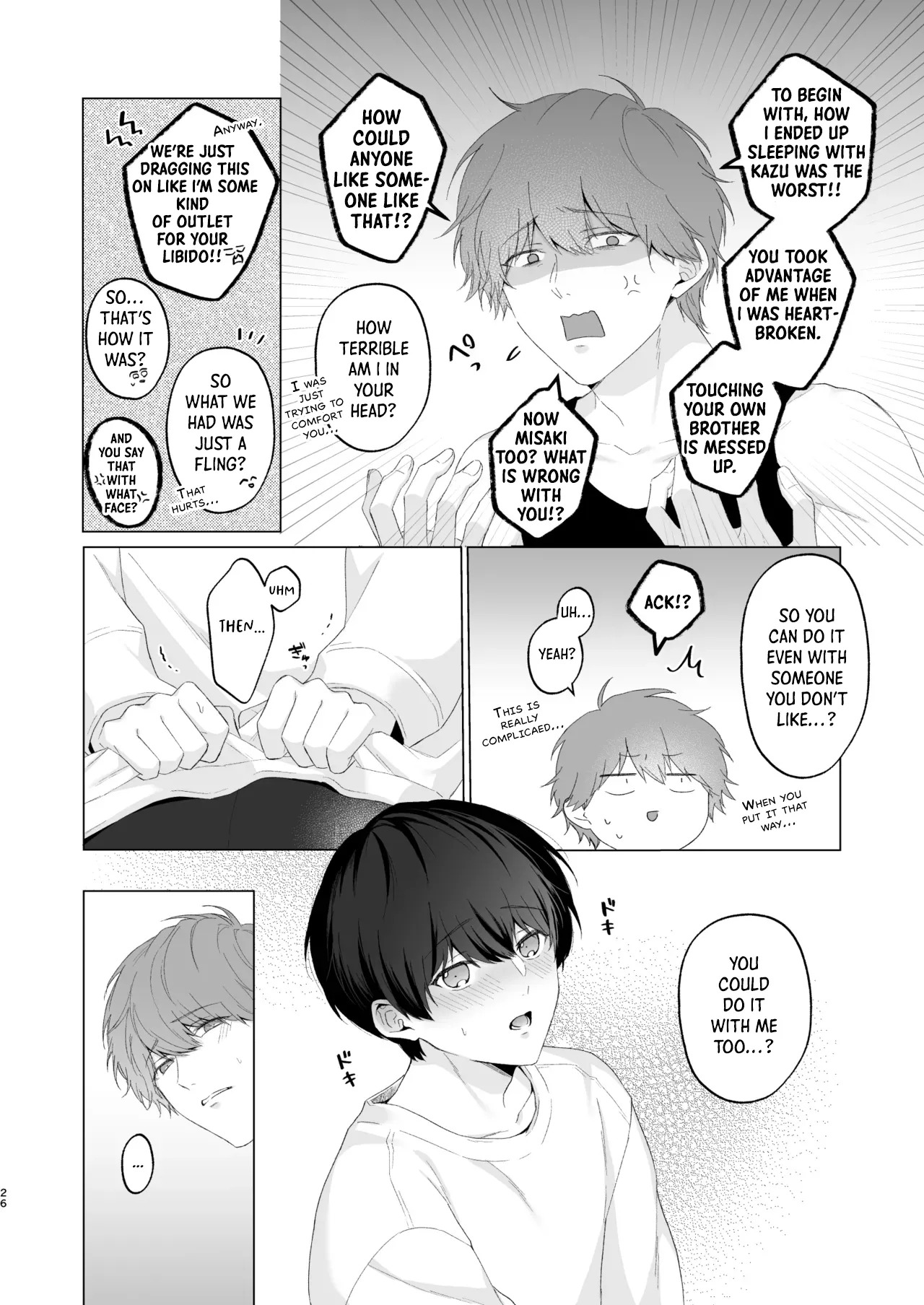 [Potato Farm (Oimo)] San Kyodai de Nakayoshi Etchi Chinan Ukete [English] {Yengli} [Digital] - Page 26