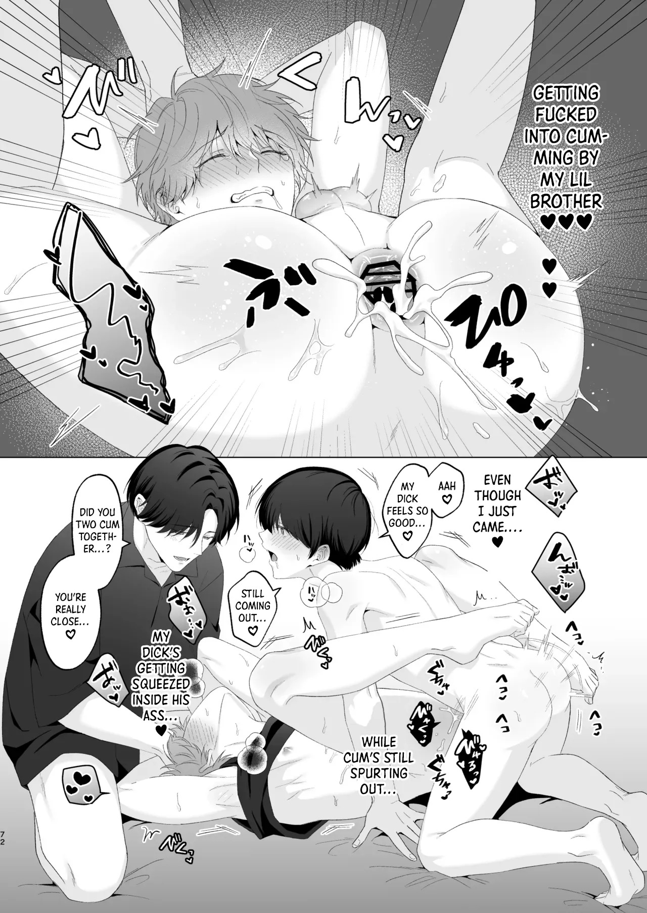 [Potato Farm (Oimo)] San Kyodai de Nakayoshi Etchi Chinan Ukete [English] {Yengli} [Digital] - Page 72