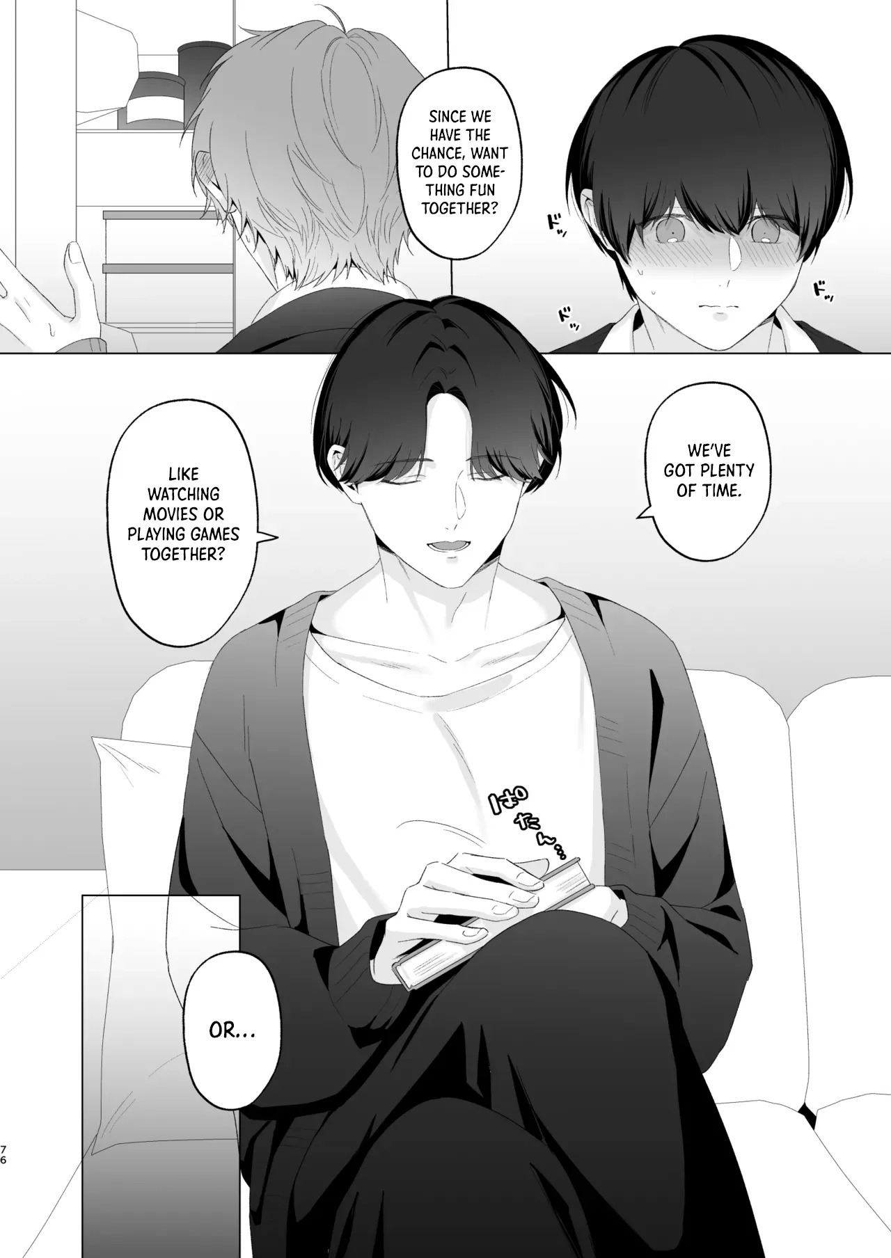 [Potato Farm (Oimo)] San Kyodai de Nakayoshi Etchi Chinan Ukete [English] {Yengli} [Digital] - Page 76