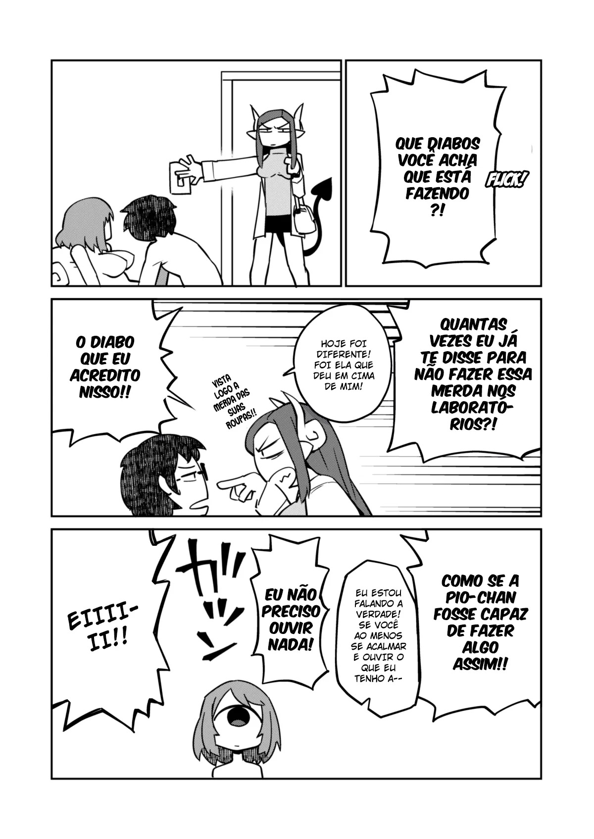 [AstroQube (masha)] Kouhai no Tangan-chan #7 | Kouhai-Chan A Ciclopes #7 [Portuguese-BR] [Nonono Fansub] [Digital] - Page 21