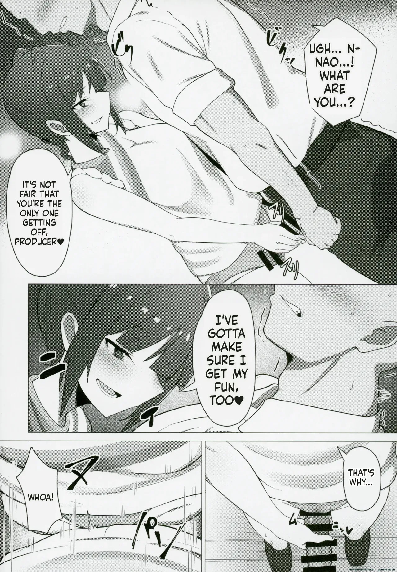 (IDOL STAR FESTIV@L 12) [Chou Rojiura Gasshuukoku (Minakami Rin)] Tantou no Yokoyama Nao-san no Oshiri ni Miryou Sareru Hon (THE IDOLM@STER MILLION LIVE!) [English] [DIYMTL] - Page 11