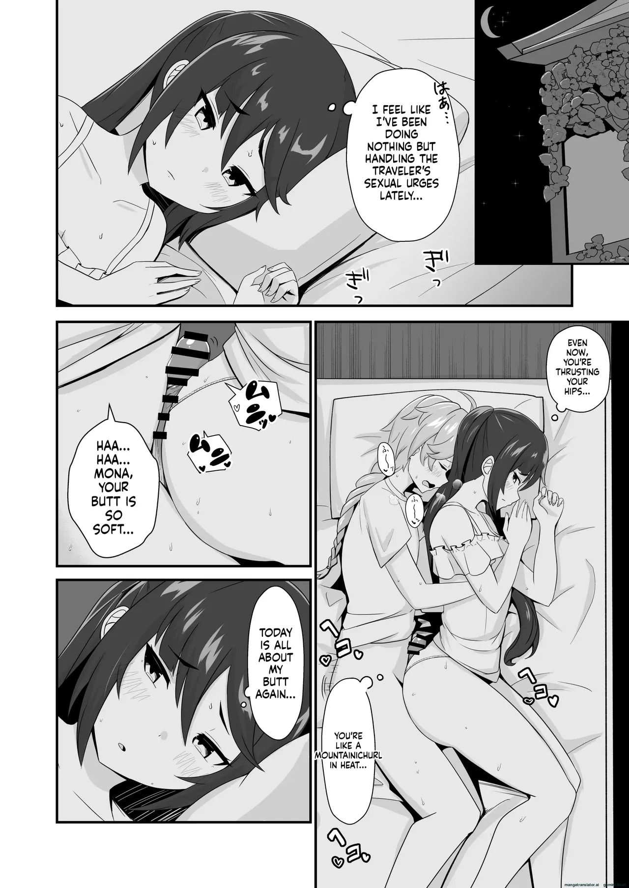 [Kikiki no Kikki (Yuzu Kiiro)] Mona Siri Heko Heko Koshi Panpan. (Genshin Impact) [English][DIYMTL][Digital] - Page 22