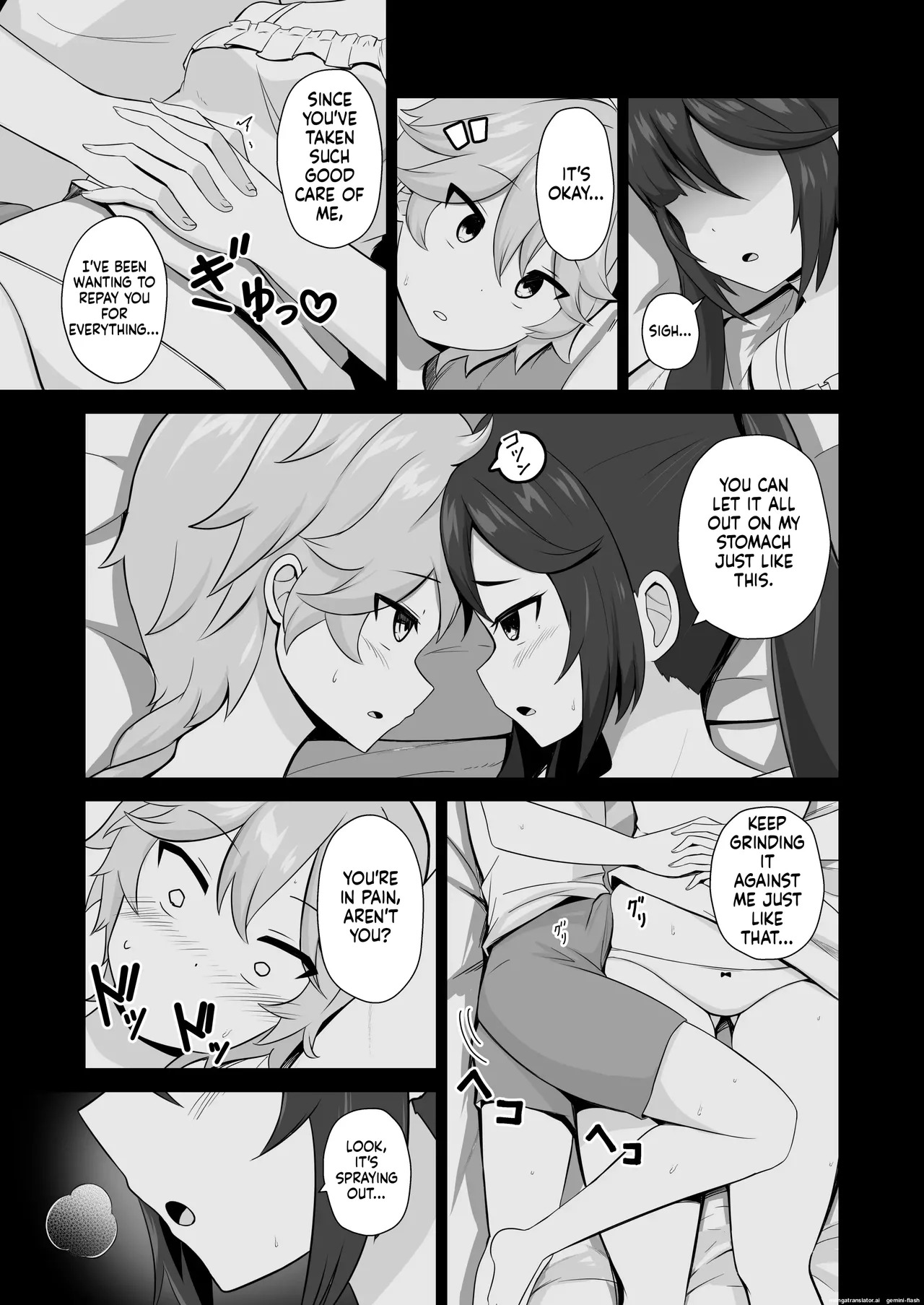 [Kikiki no Kikki (Yuzu Kiiro)] Mona Siri Heko Heko Koshi Panpan. (Genshin Impact) [English][DIYMTL][Digital] - Page 9
