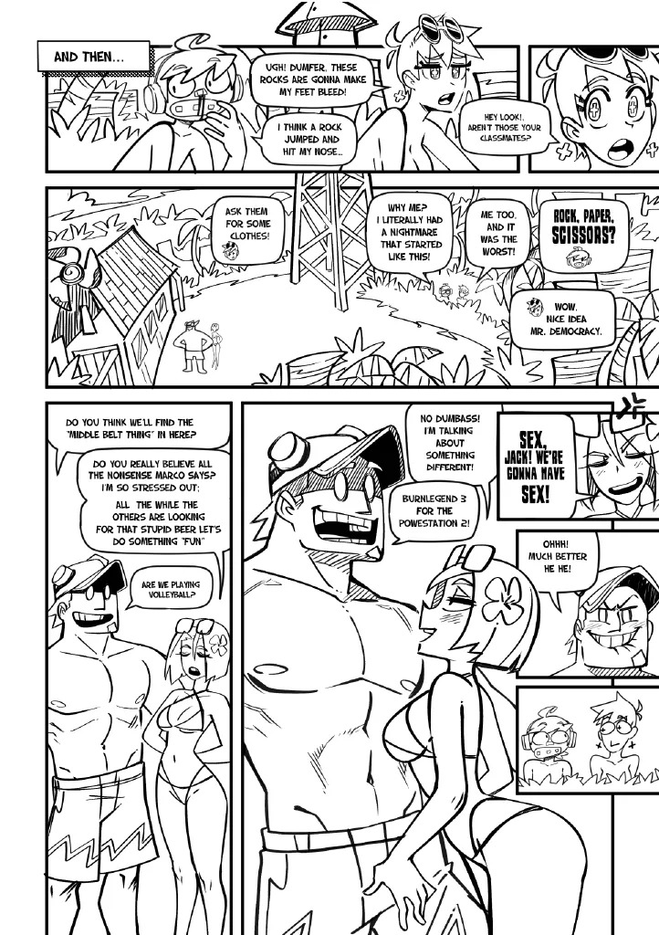 [Gerph] SkarpWorld Ch. 18: Tremors (B/W) (Ongoing) - Page 15