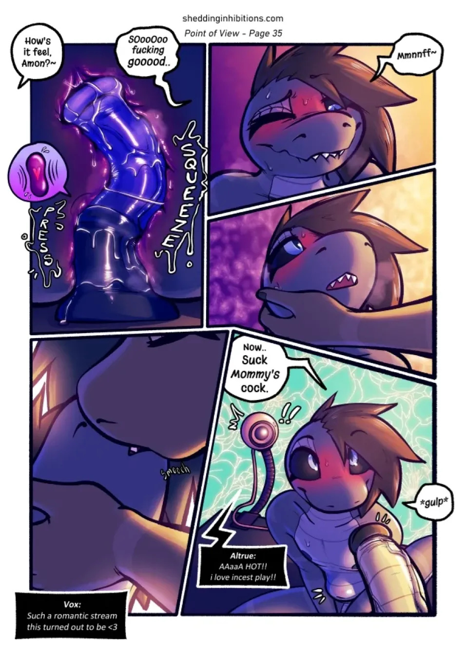 [Atrolux] Shedding Inhibitions: Chapter 10 - Point of View - Page 37