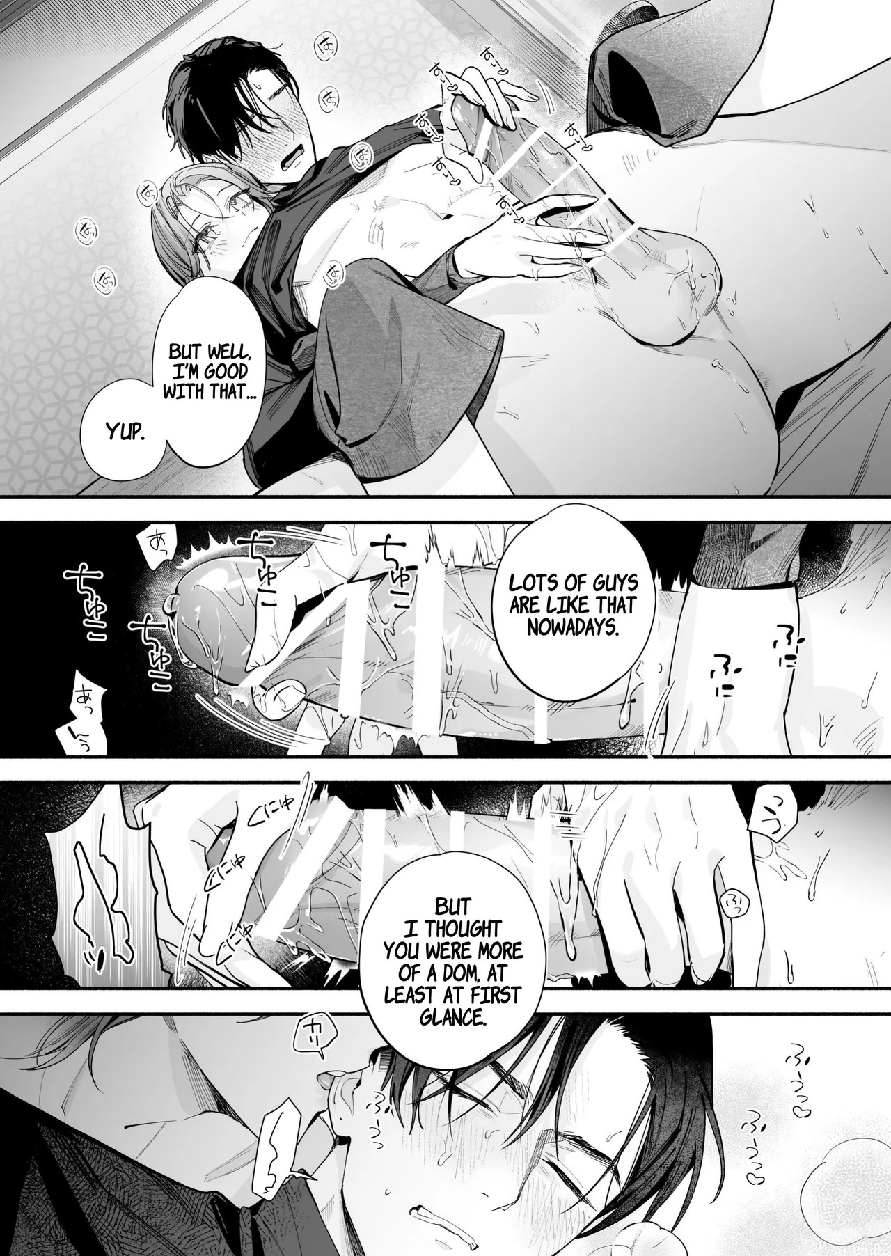[THE WAIDAN (Kedama Shiba, Yasuda Meshimeshi)] [Kansai Dialect Moaning x Femdom] I Want To See The Cool & Smart Guy's Face Warped in Humiliation [English] [Suzuki Marmalade] [Digital] - Page 33