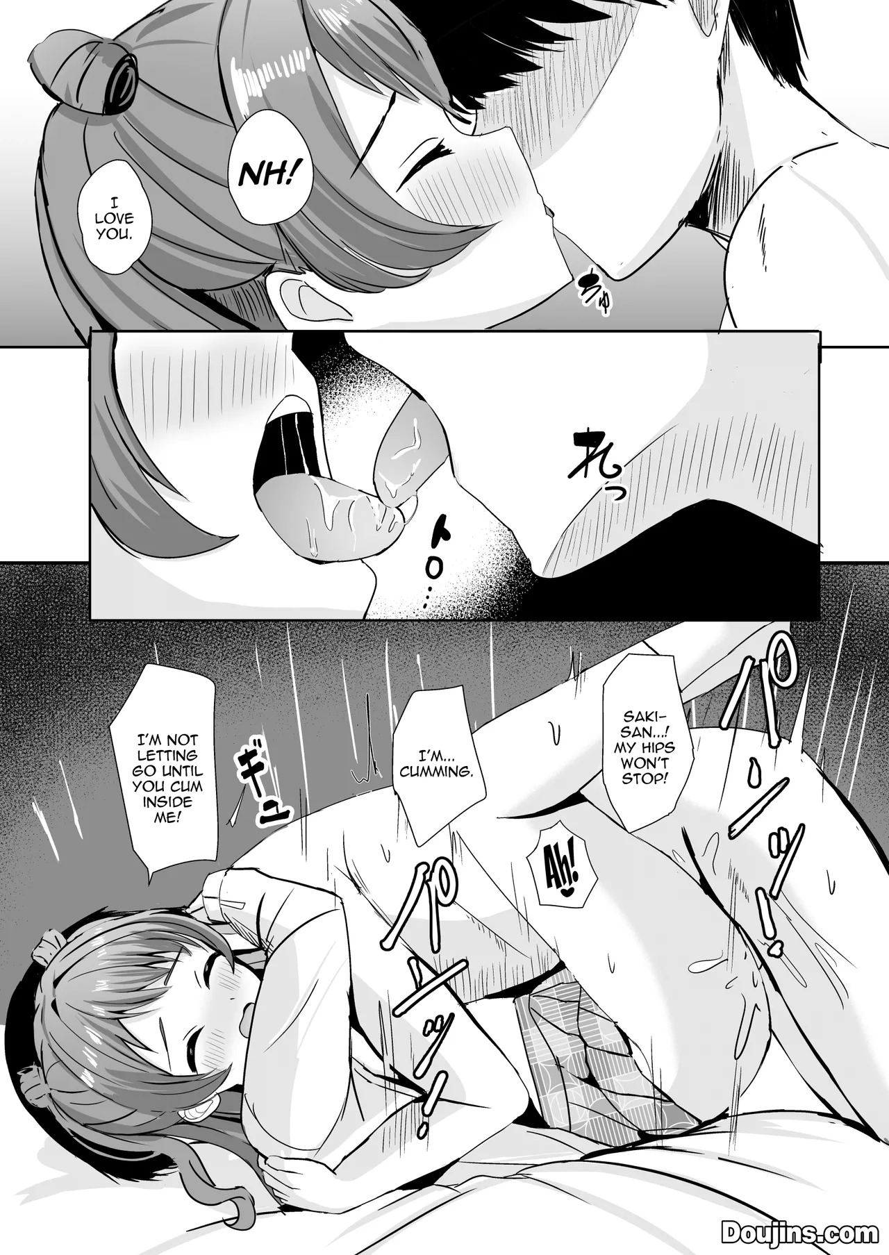 [Moreriikusu (More)] Saki-chan wa P ni Nandemo Shitekureru (Gakuen IDOLM@STER) | Saki-chan Will Do Anything For P [Digital] [English] {Doujins.com} - Page 13