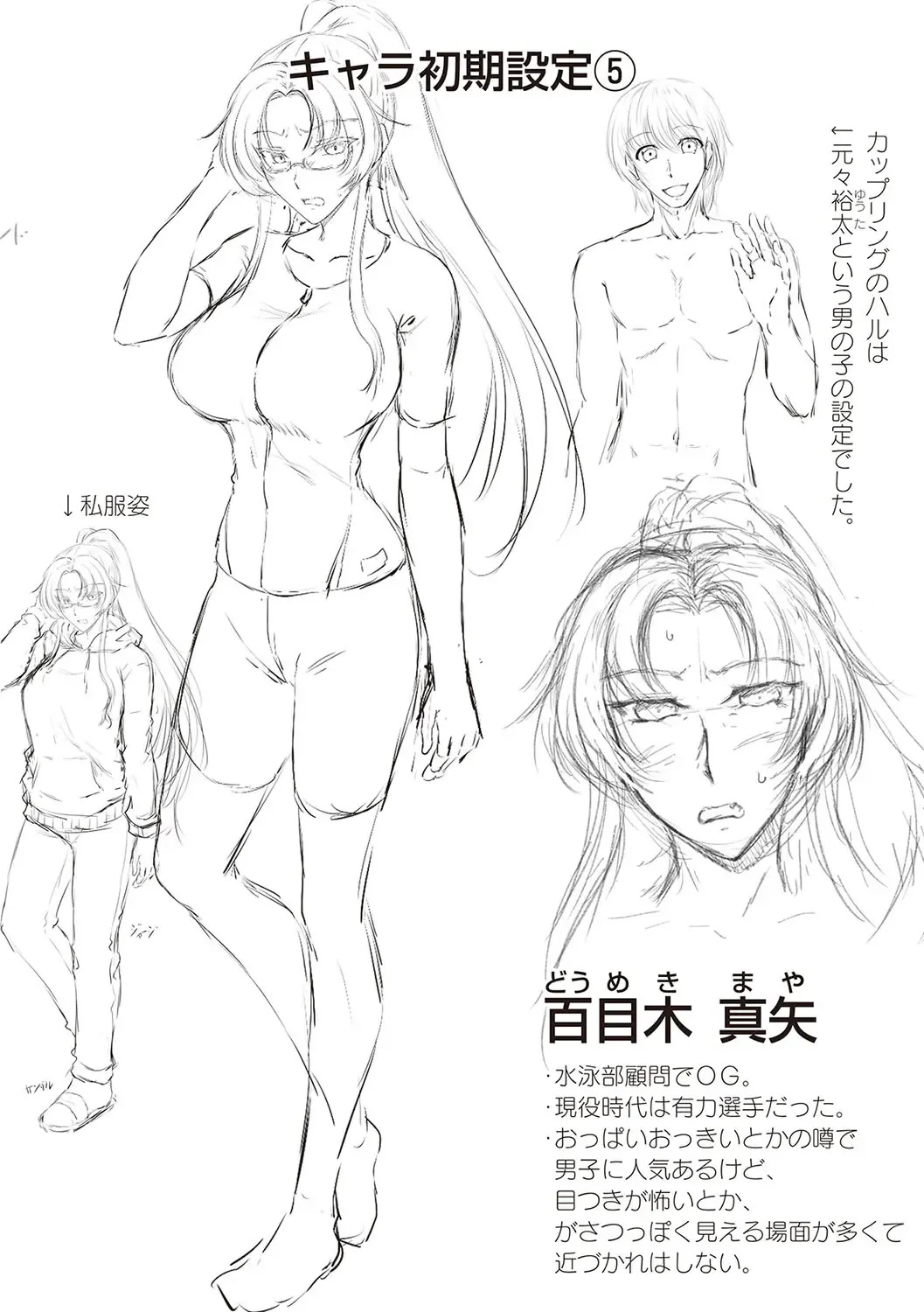 [Campbell Gichou] Swimming Life + Ch. 5 Senga + Shoki Settei Shiryou [English][DIYMTL][Digital] - Page 231
