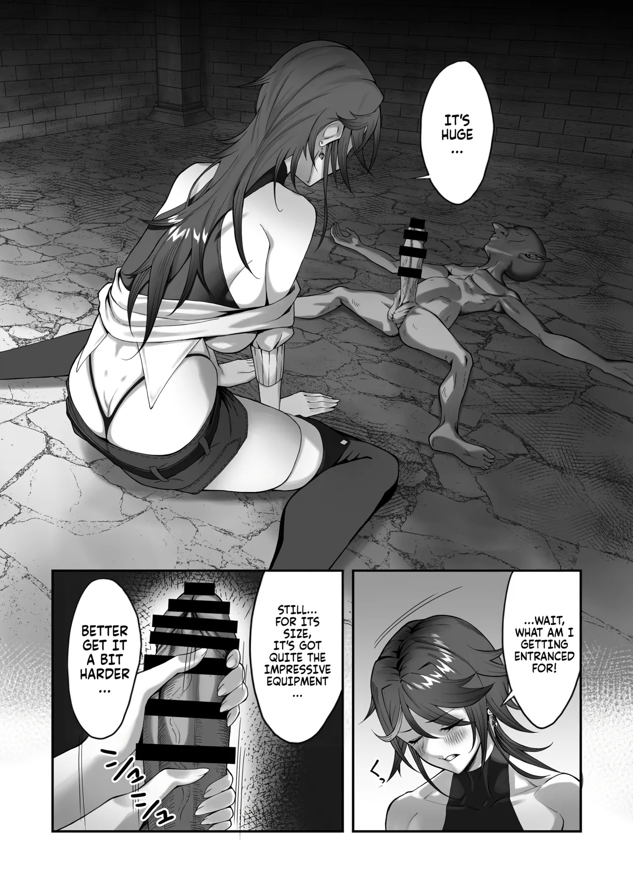 [Dekai Buki wa Roman (Tekkai Blade)] Inmon o Fuyo Sareta kara Goblin o Tsukatta Hanashi | The tale of how I got a lewd crest and used a coblin because of it! [English] [Fallen Games] - Page 18