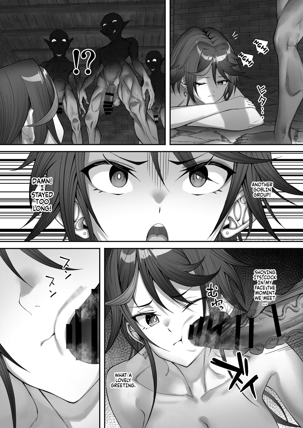 [Dekai Buki wa Roman (Tekkai Blade)] Inmon o Fuyo Sareta kara Goblin o Tsukatta Hanashi | The tale of how I got a lewd crest and used a coblin because of it! [English] [Fallen Games] - Page 41
