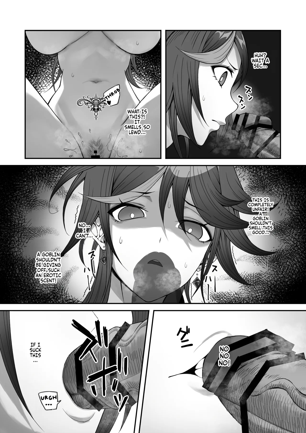 [Dekai Buki wa Roman (Tekkai Blade)] Inmon o Fuyo Sareta kara Goblin o Tsukatta Hanashi | The tale of how I got a lewd crest and used a coblin because of it! [English] [Fallen Games] - Page 42