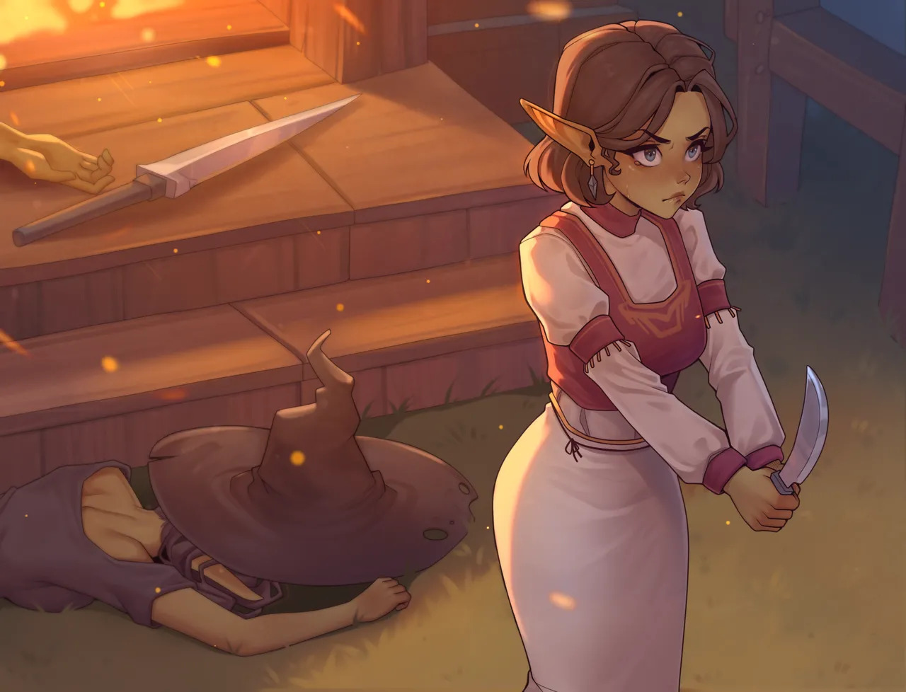 Harem in Another World Artbook - Page 224