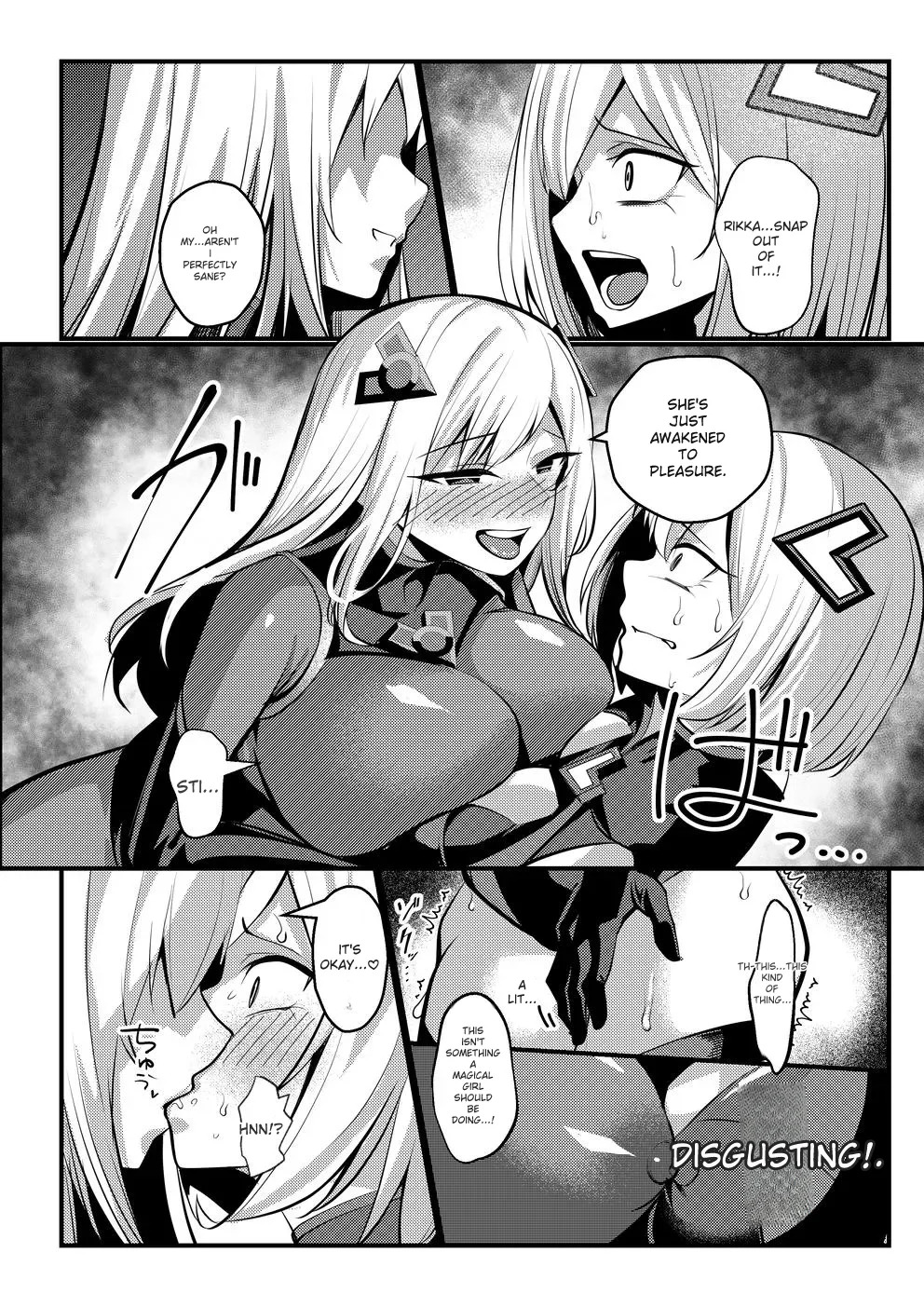 [Seika Kairaku Shoten (Yoshimoto)] Mahou Shoujo Saint Lily Valkyrie ~Teki Soshiki ni Sennou Choukyou Sareta Mahou Shoujo ga Seishori Sentouin ni Ochiru made~ (MTL) - Page 59