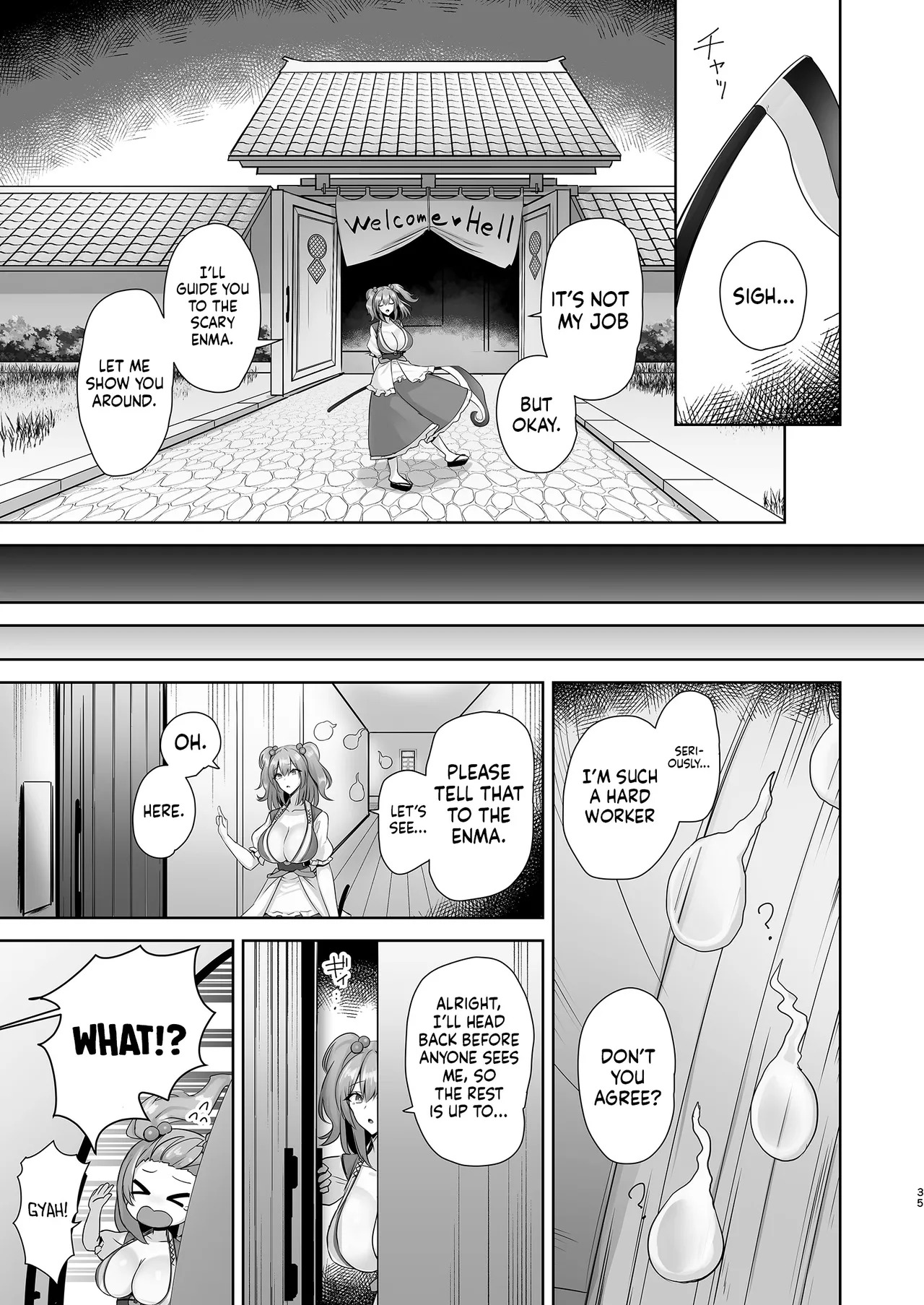 [Akehi Yuki] Komeiseidai no Enma | The Fair and Upright Enma (Touhou Project) [English] [TFTranslations] [Digital] - Page 34