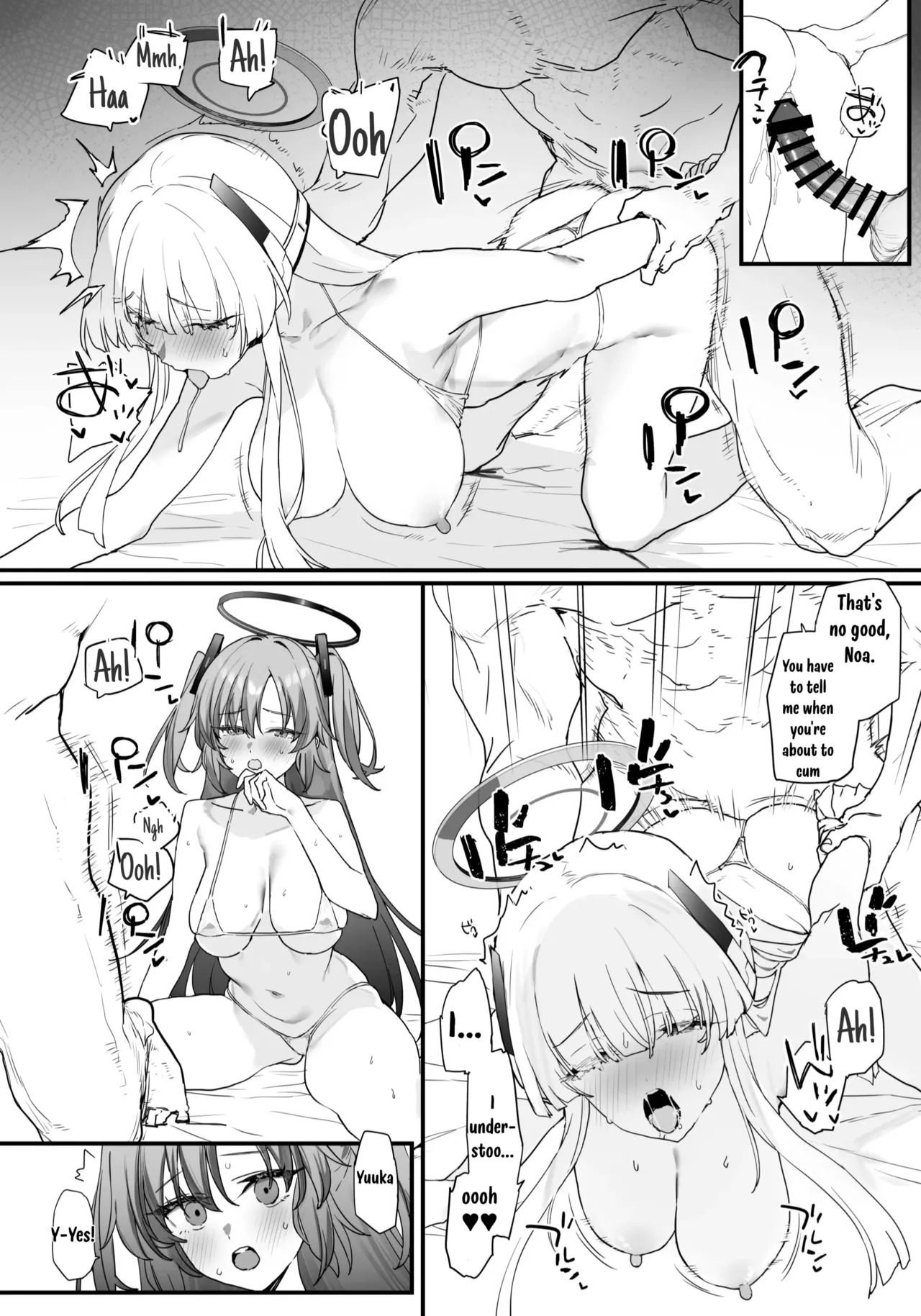 [remora field (remora)] Flirting and Cuddling with Yuuka-chan and Noa-chan | Yuuka-chan to Noa-chan to Ichaicha Suru Hon (Blue Archive) [English] [Digital] - Page 7