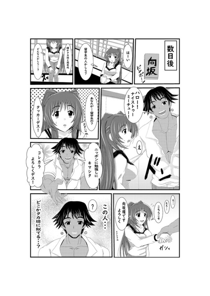 [タマコロガシ] タマ姉×黒人 (トゥハート2)