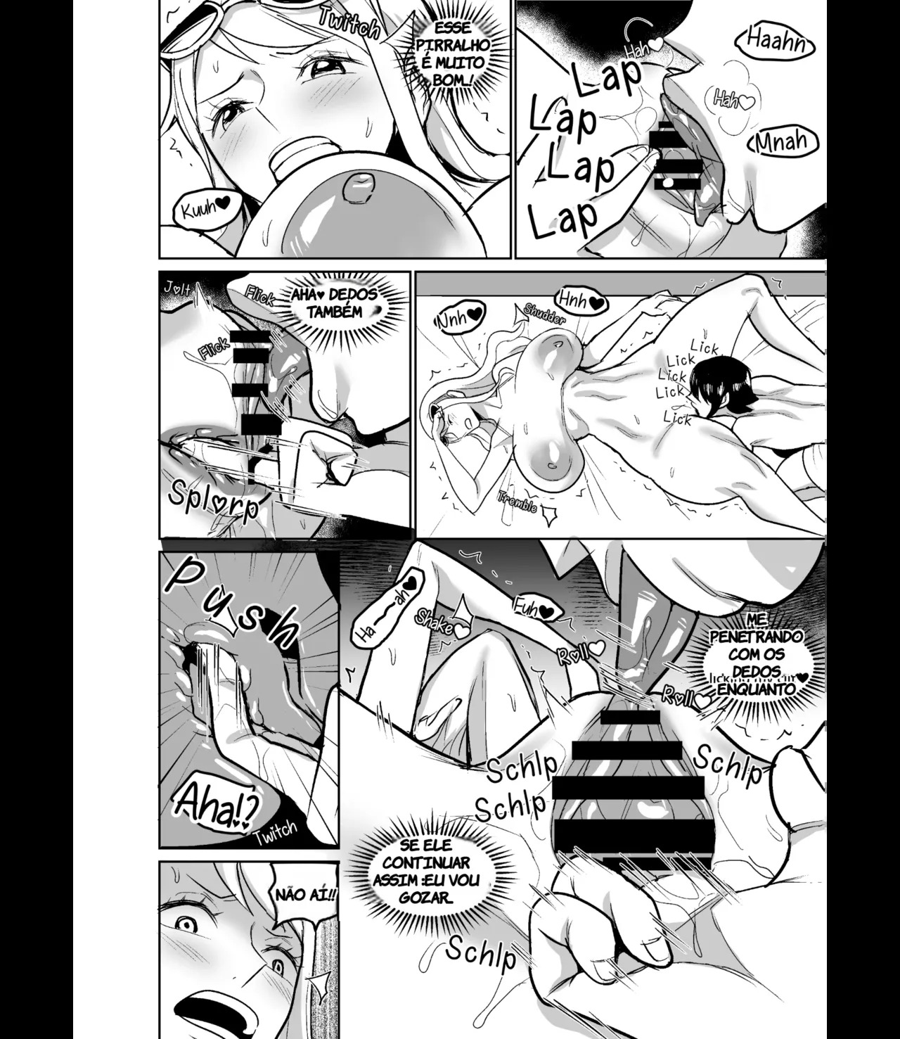 [REM9 (Hamiltan)] NamiRobi OneShota Vacance | NamiRobi OneShota Vacation (One Piece) (TR-303) [Portuguese-BR] - Page 12