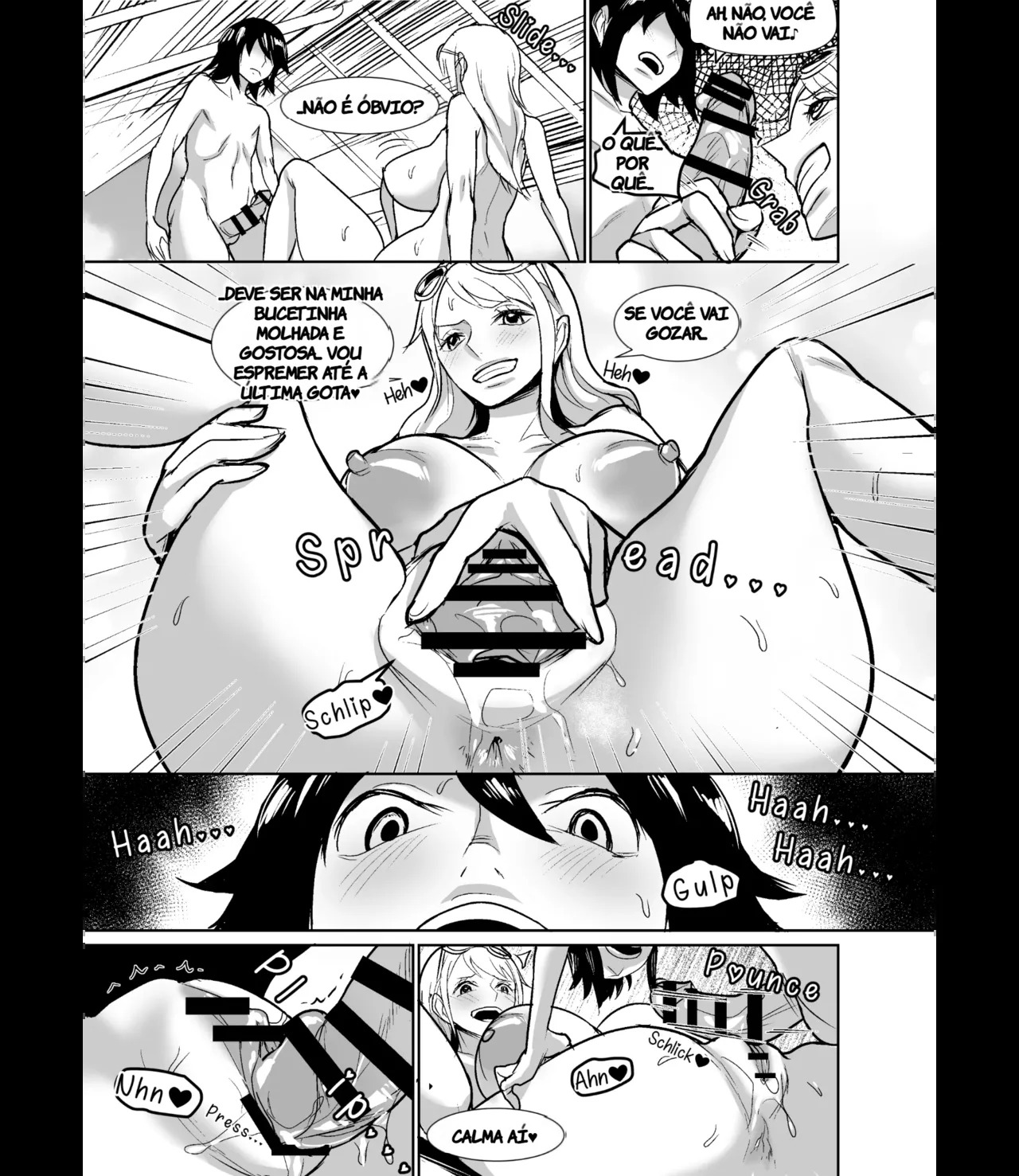 [REM9 (Hamiltan)] NamiRobi OneShota Vacance | NamiRobi OneShota Vacation (One Piece) (TR-303) [Portuguese-BR] - Page 17
