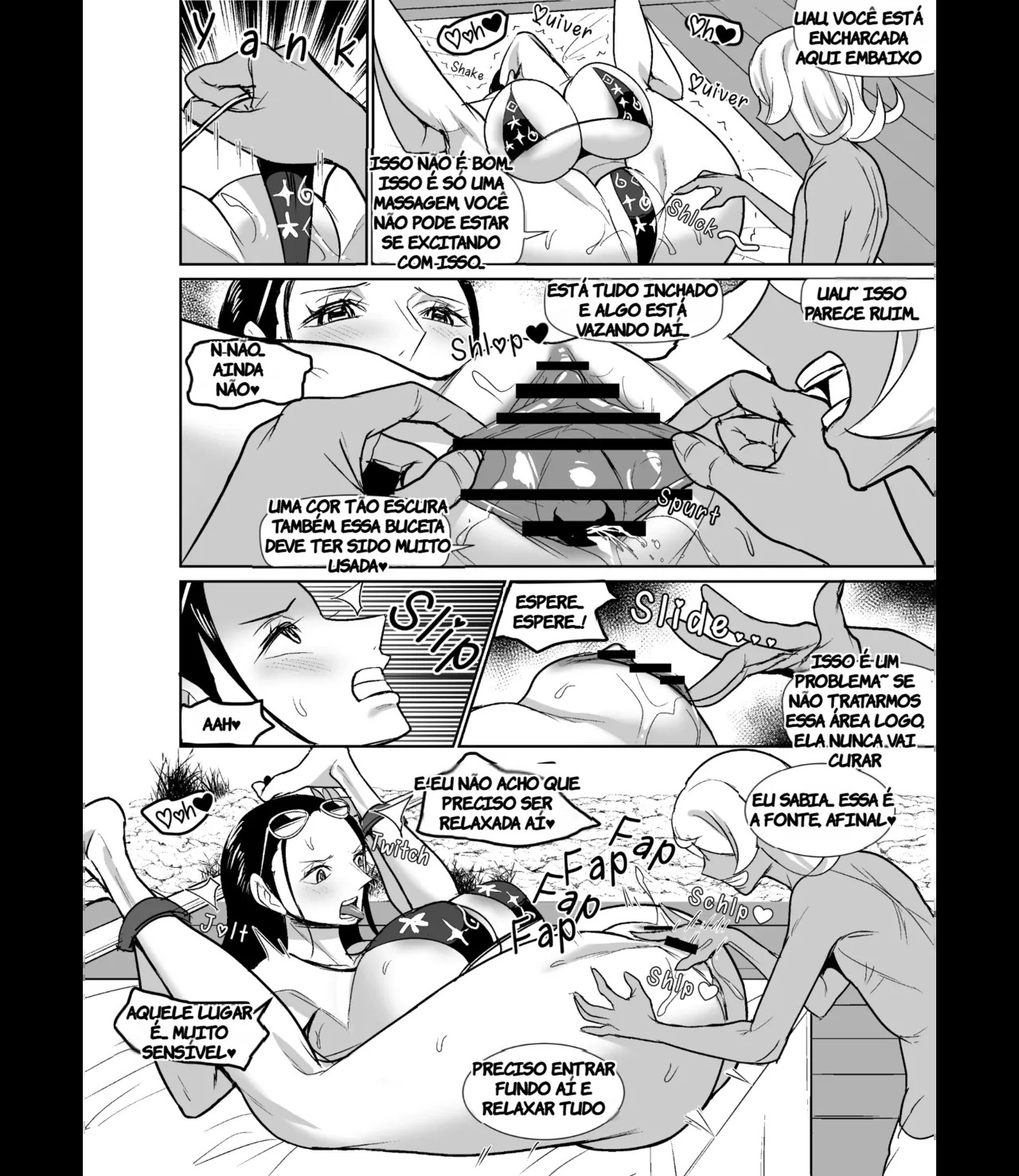 [REM9 (Hamiltan)] NamiRobi OneShota Vacance | NamiRobi OneShota Vacation (One Piece) (TR-303) [Portuguese-BR] - Page 28