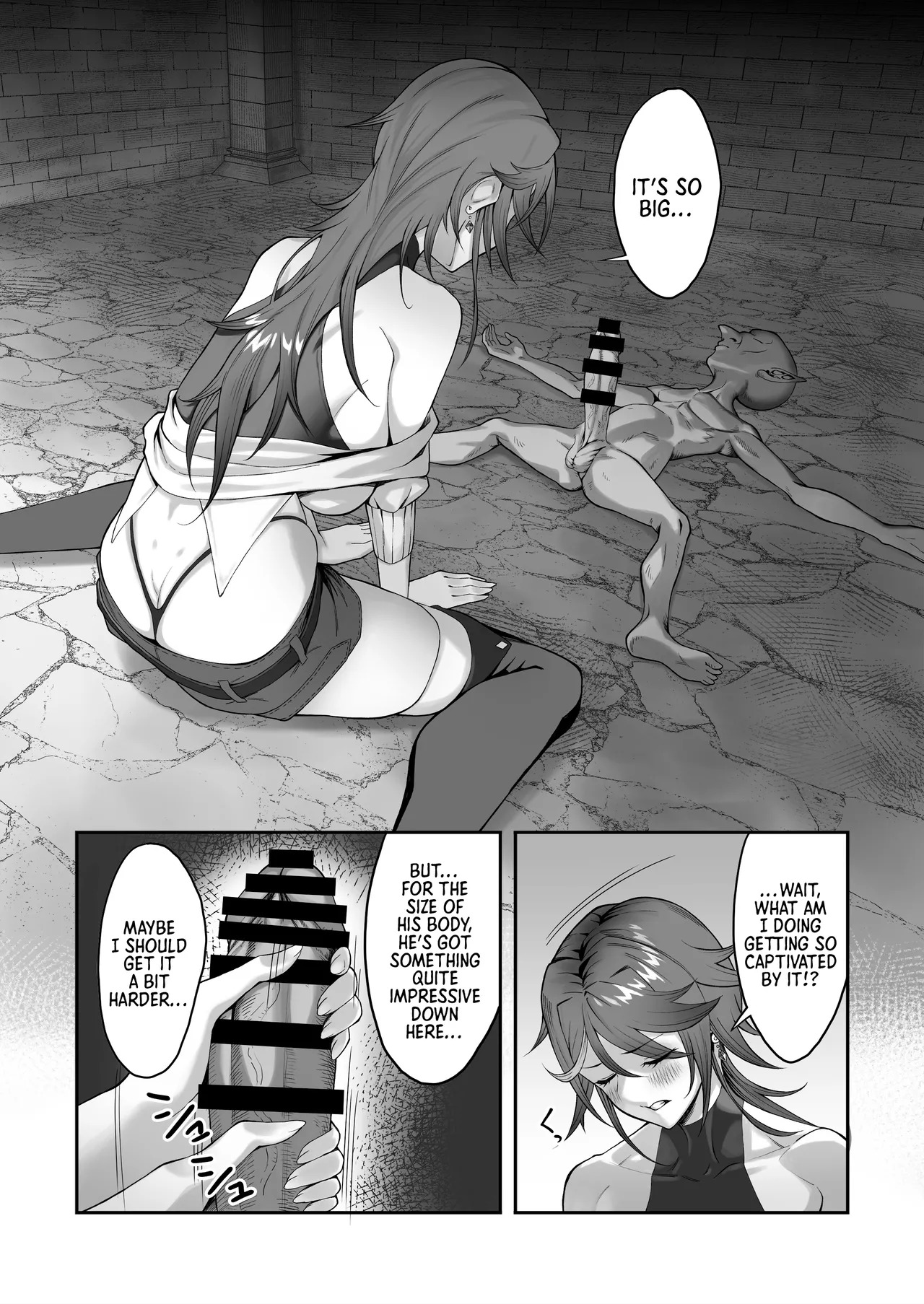 [Dekai Buki wa Roman (Tekkai Blade)] Inmon o Fuyo Sareta kara Goblin o Tsukatta Hanashi | A Story About Using a Goblin to Get Rid of a Lust Crest [English] [Morally Bankrupt Wizard Translations] - Page 19