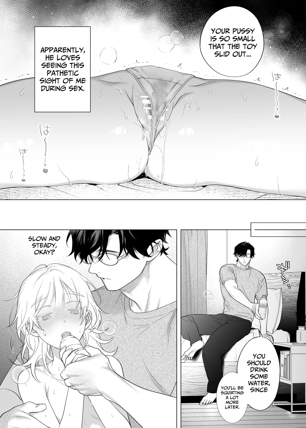 [THE WAIDAN (Pokerou, Yasuda Meshimeshi)] [XL Size Fiancé x Spine Arching Orgasms] I Am The One Who Gets To Love Small & Cool Manager Usami [English] [Nameless] [Digital] - Page 18