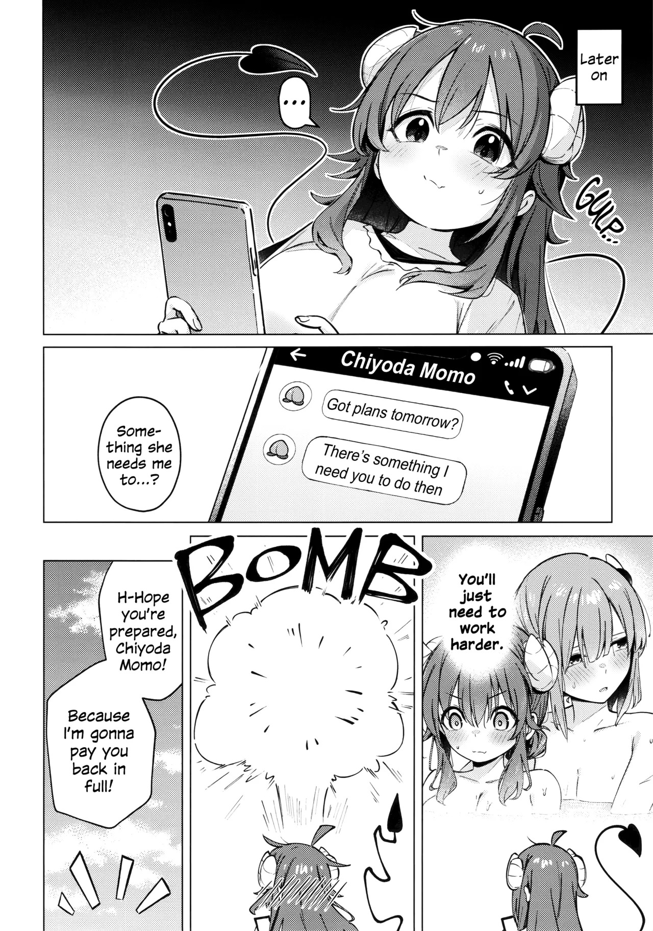 [Bochi Bochi no Ki (Borusiti)] Shadow Misunderstanding Yuko (Machikado Mazoku) [English] - Page 43