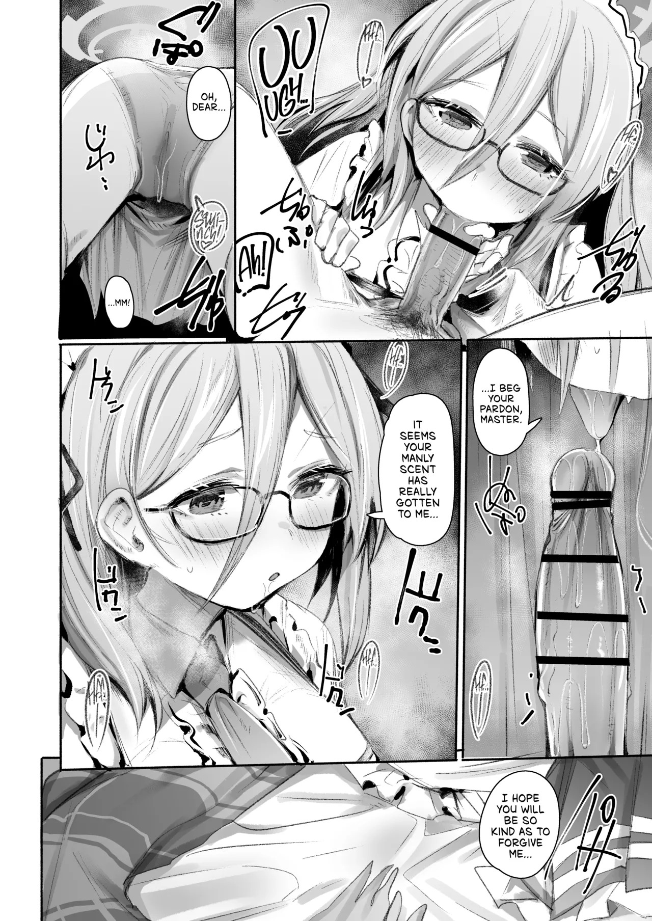 Extra Service Shuujitsu Mitchaku Noukou Houshi | Extra Service: Tender Loving Care, All Day Long (Blue Archive) [English] [head empty] [Digital] - Page 11