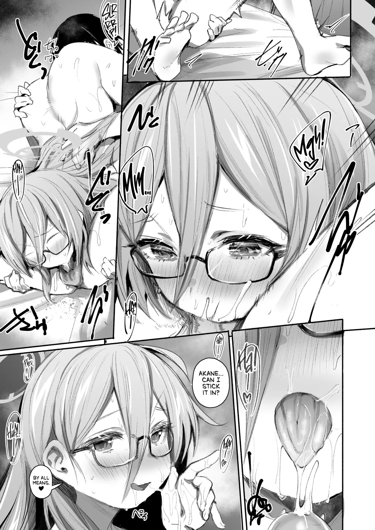 Extra Service Shuujitsu Mitchaku Noukou Houshi | Extra Service: Tender Loving Care, All Day Long (Blue Archive) [English] [head empty] [Digital] - Page 14