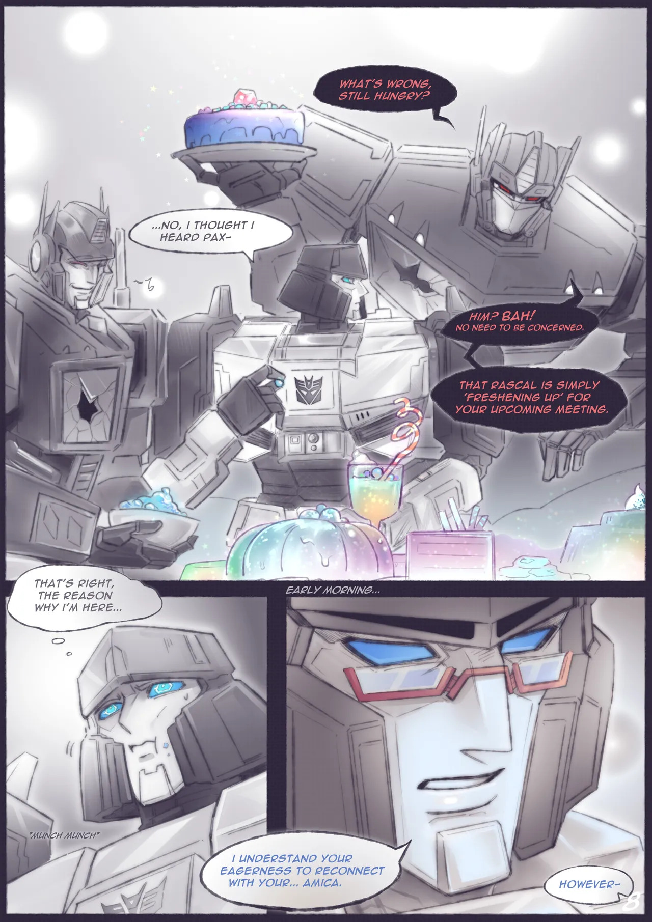 Shattered Glass! MOP Wedding Comic [Bimo8TF] - Page 9