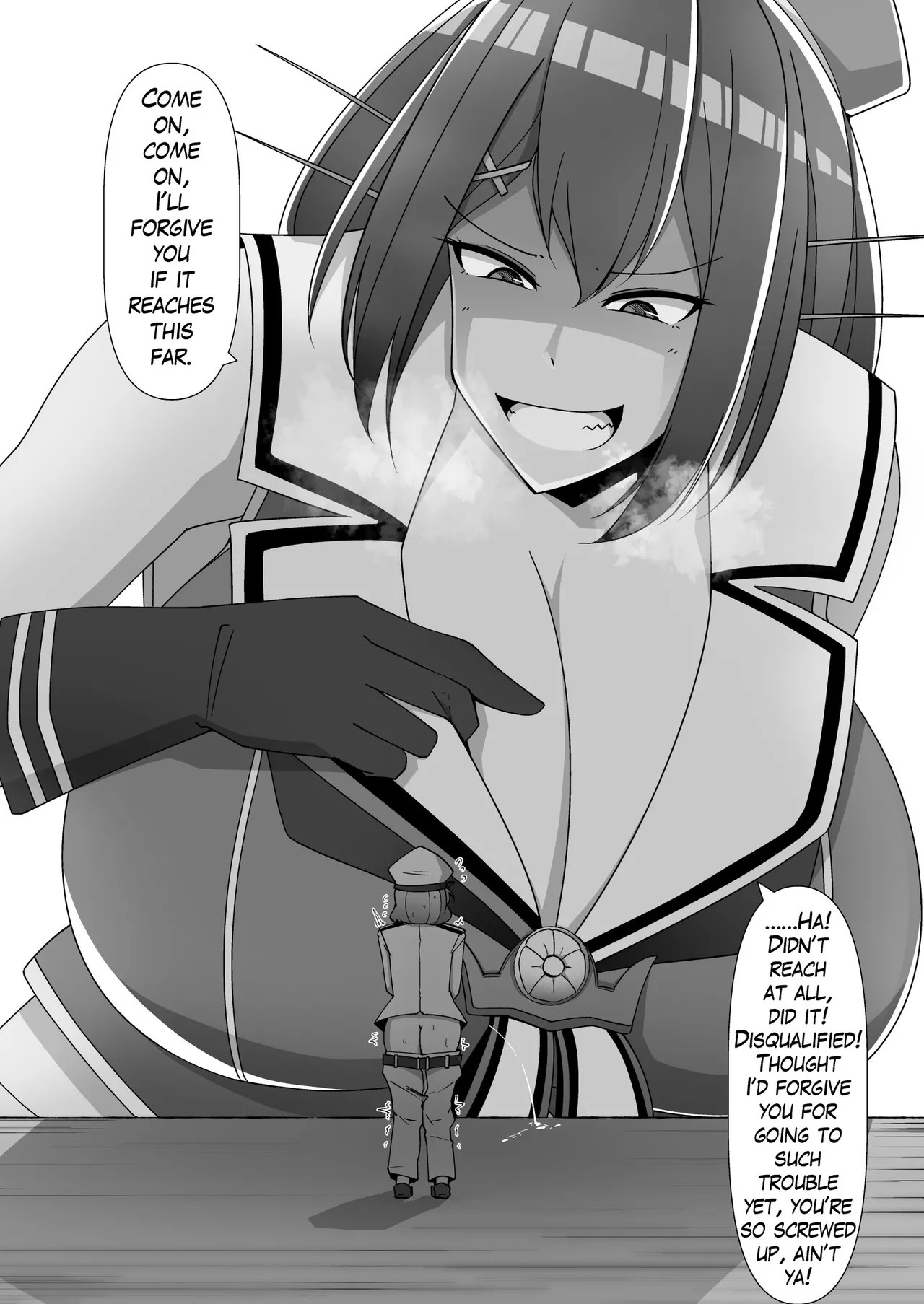 [Takaisen] Being Locked in a Grapple with Gigantic Shipgirls Doujin Collab - Page 12