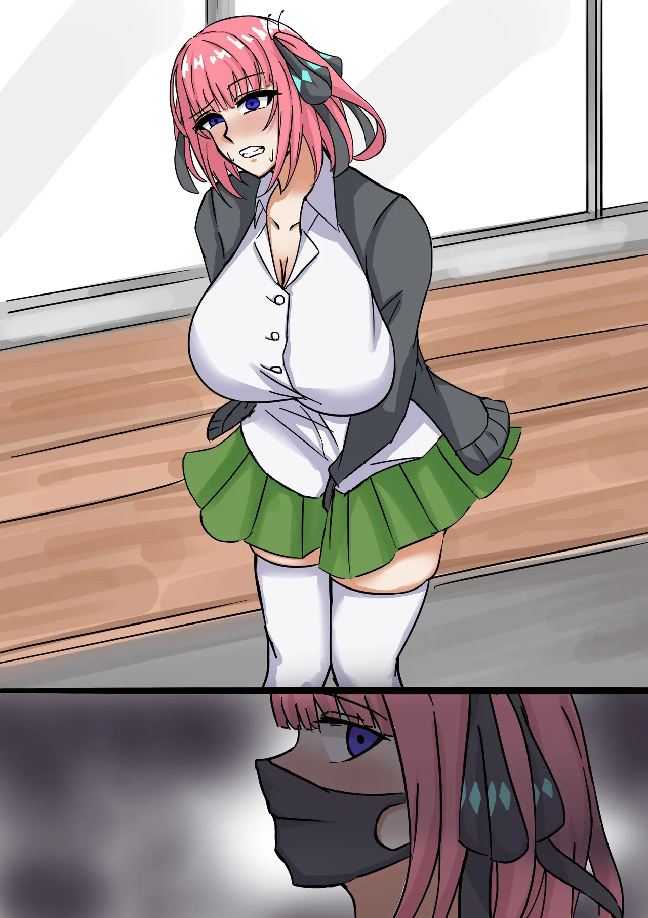 [テフル] 変態露出狂二乃ちゃん💕 (五等分の花嫁) - Page 9