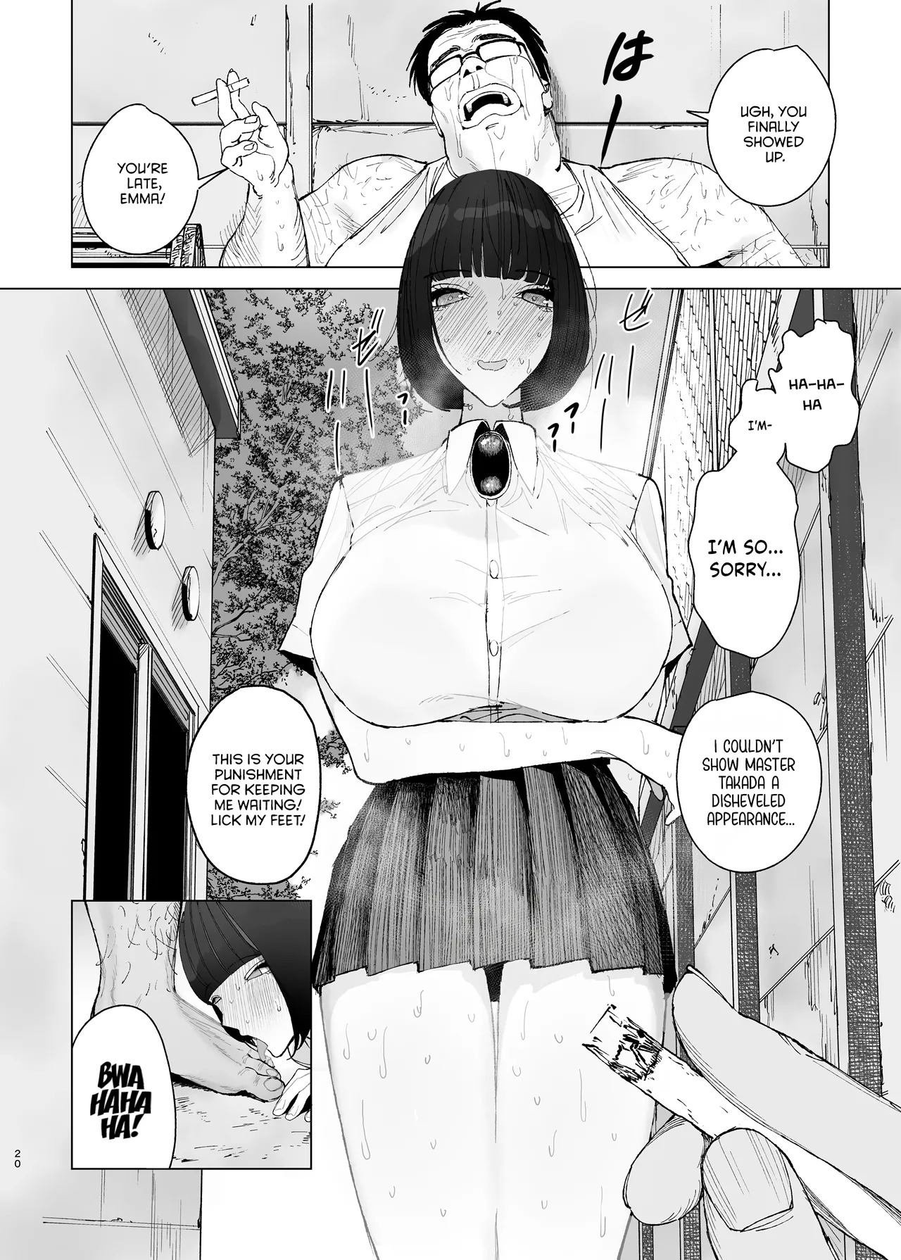 [Gensou Pump (Fukumoto Masahisa)] Reijou Saimin 2~Seikaku Kuzu no S-kyuu Ojou-sama o Kimo Oyaji ga Kanzen Shihai~ | Posh Girl Trance ~ An Upper-class, posh girl with a nasty personality get's dominated by a creepy old man~ [English] [NagaTL] [Digital] - Page 19