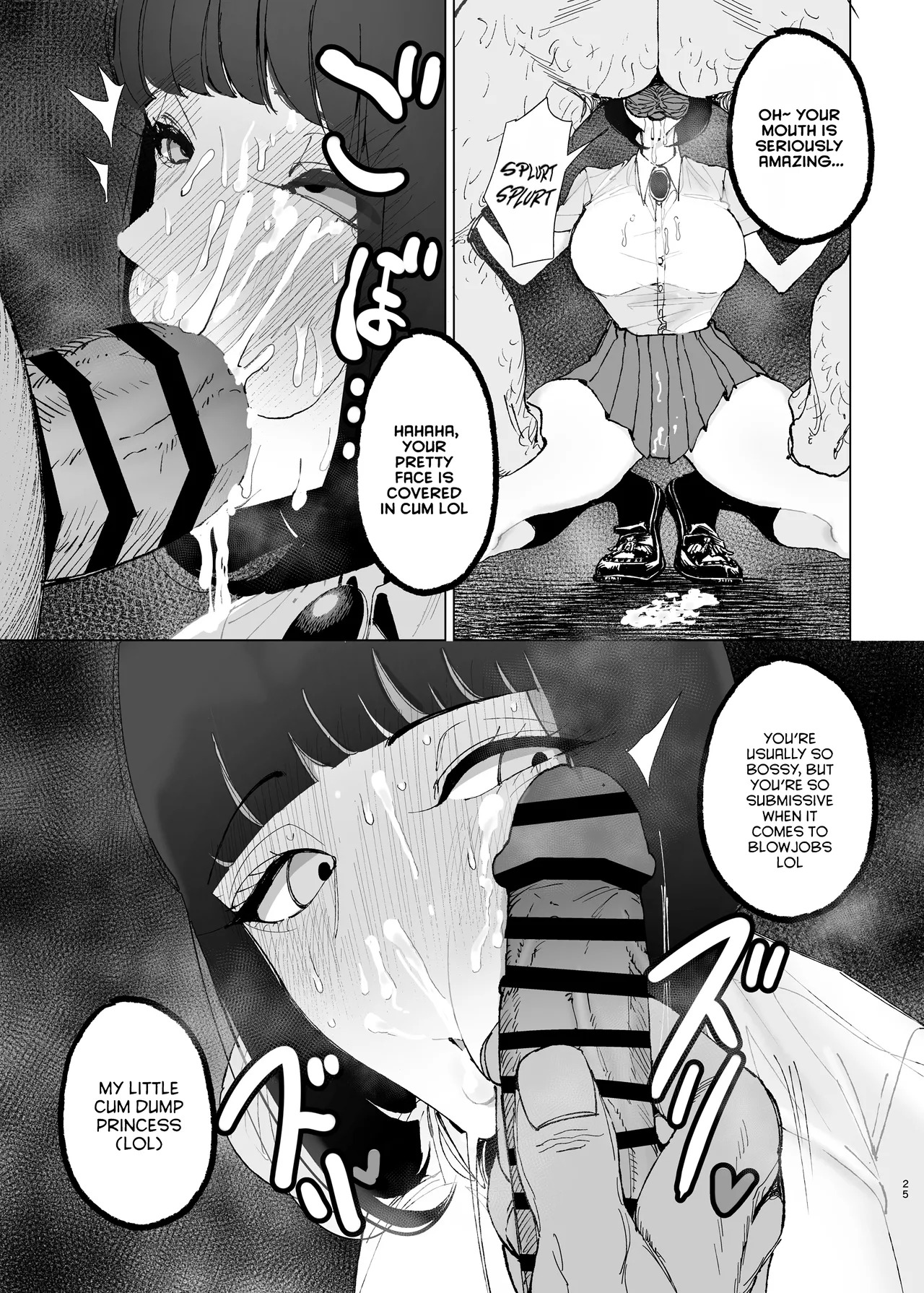 [Gensou Pump (Fukumoto Masahisa)] Reijou Saimin 2~Seikaku Kuzu no S-kyuu Ojou-sama o Kimo Oyaji ga Kanzen Shihai~ | Posh Girl Trance ~ An Upper-class, posh girl with a nasty personality get's dominated by a creepy old man~ [English] [NagaTL] [Digital] - Page 24