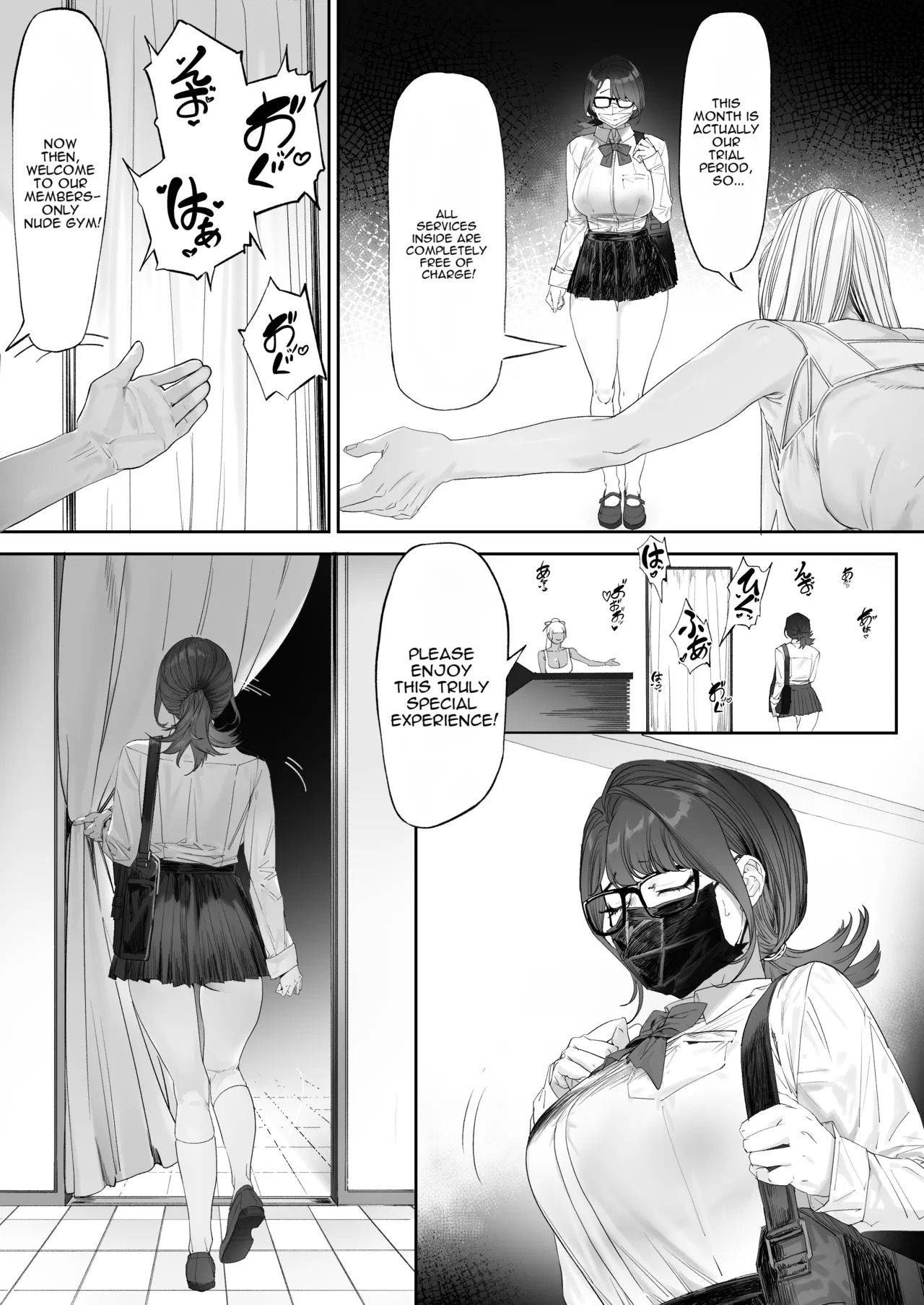[Mitsutoge Koubou (AWMC / Keinv)] Members-Only Nude Gym - No Clothes Allowed [English][MTL] - Page 10