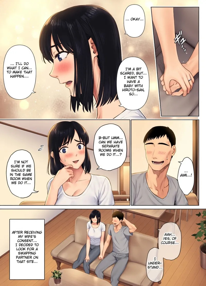[Mitsumitsu Niku (Hikitogu)] LeveChi na Swapping 1 ~Seiheki ni Mezameru Otto Hen~ [Colored] [Decensored] - Page 12