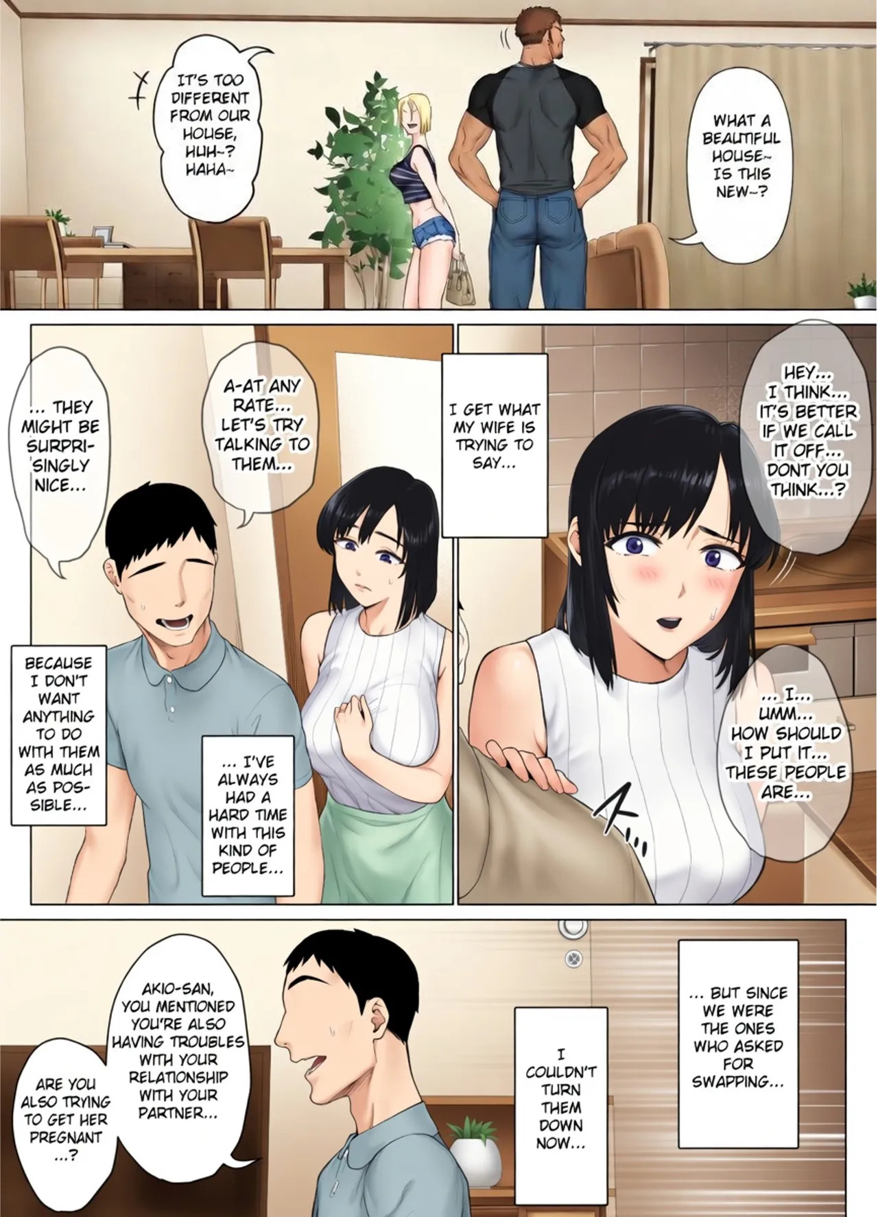 [Mitsumitsu Niku (Hikitogu)] LeveChi na Swapping 1 ~Seiheki ni Mezameru Otto Hen~ [Colored] [Decensored] - Page 17