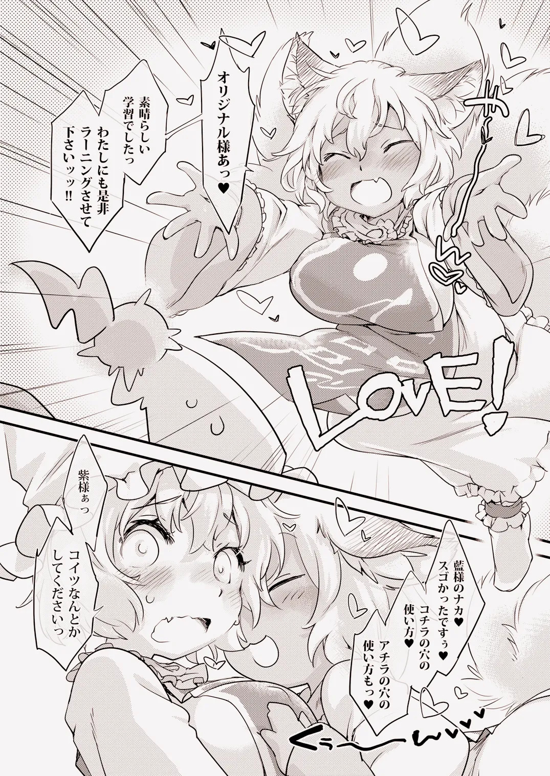 (Reitaisai 20) [Hina Purin (Ikuta Takanon)] Yakumo AI VS Yakumo Ran (Touhou Project) [Digital] - Page 19