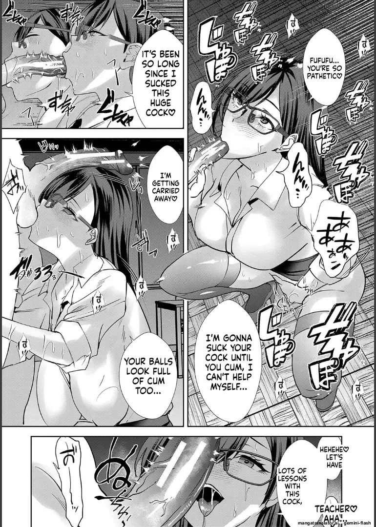 [Asahiru Yuu] Ane to Sensei to Iinchou, Semerare Gakuen Seikatsu [English][MTL] - Page 187