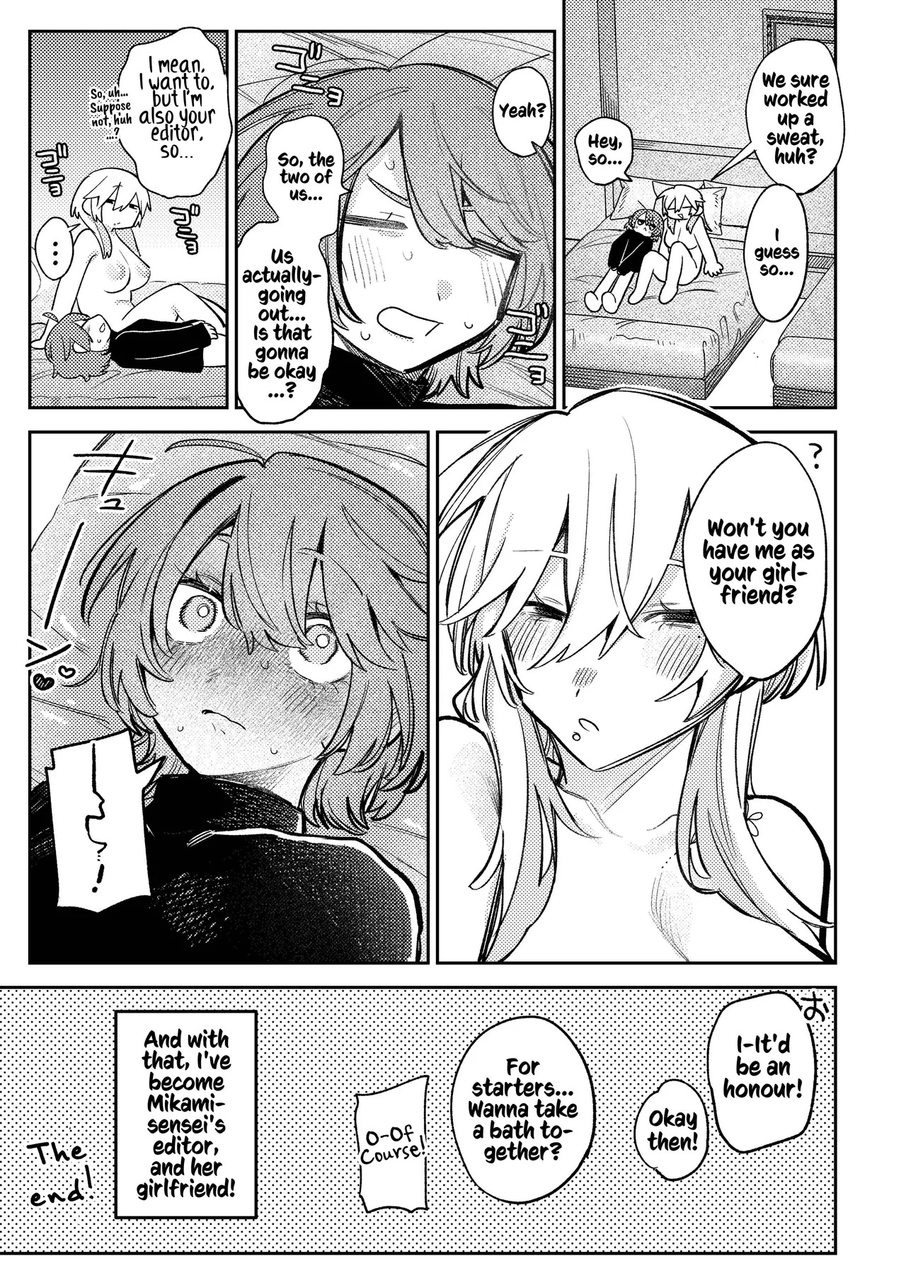 [Dozuke Taira Yuri Teikoku (Suzuo)] Urekko Mangaka-san to Shigodeki Henshuu-san | Popular Manga Artist and Work Adept Editor [English] [Kusanuu] - Page 33
