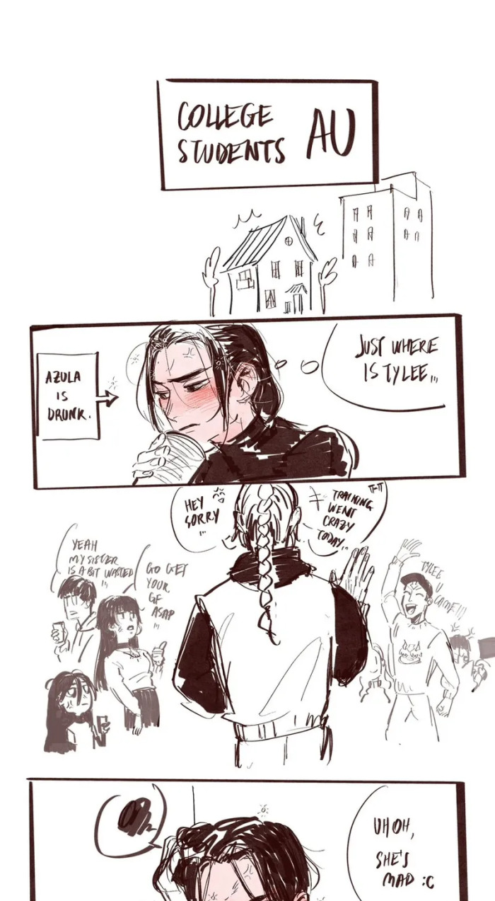 [Alpy] Azula X Ty-Lee College AU (Avatar: The Last Airbender)