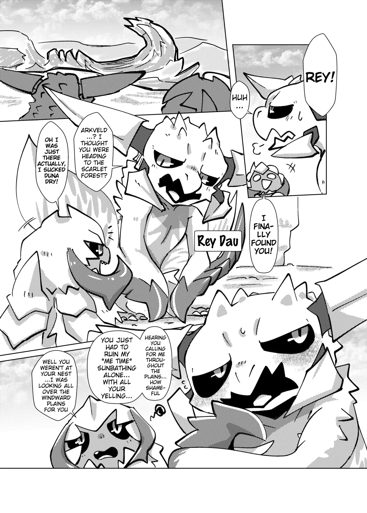 [Gun Modoki (Doro doneru)] MHM no H AruReda (Monster Hunter) [English] [A-Z Translations] [Digital] - Page 3