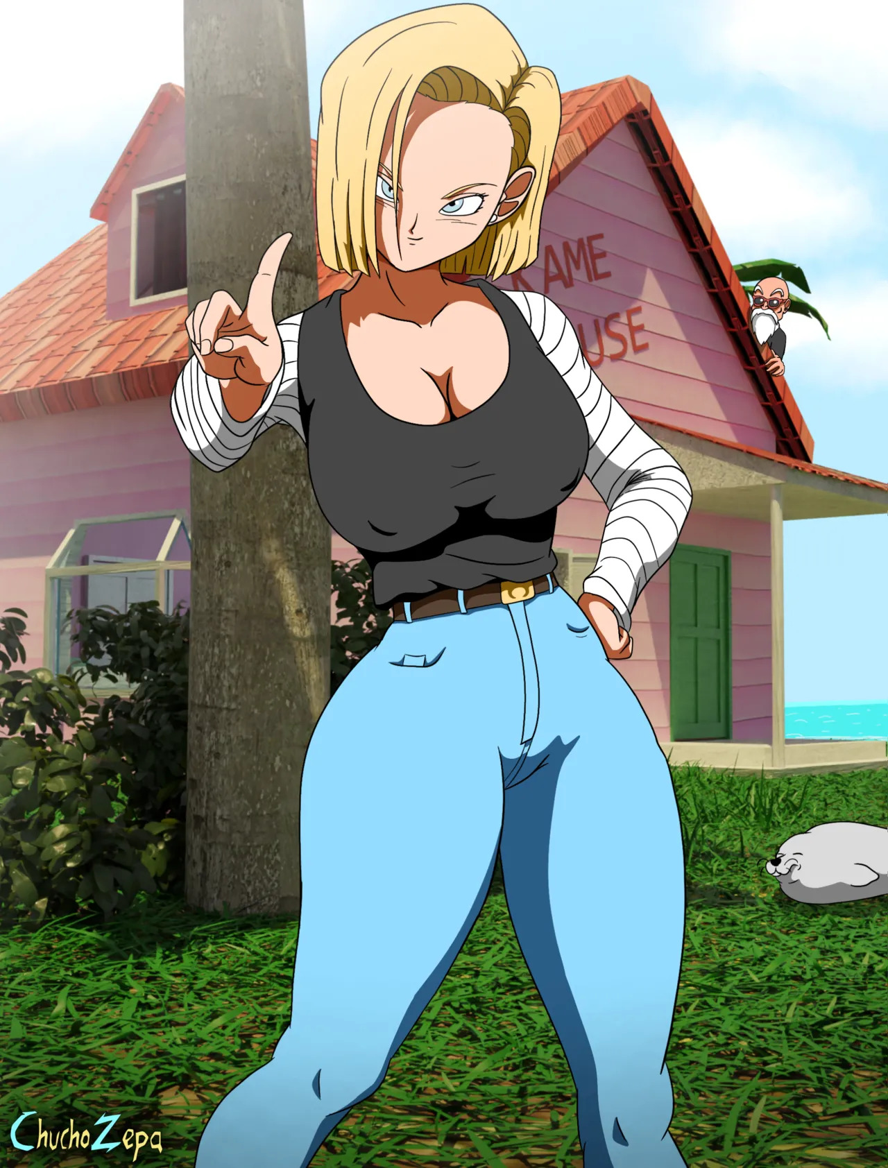 [ChuchoZepa] Las Fantasticas Aventuras de Numero 18: Uno (Dragon Ball Z) - Page 34