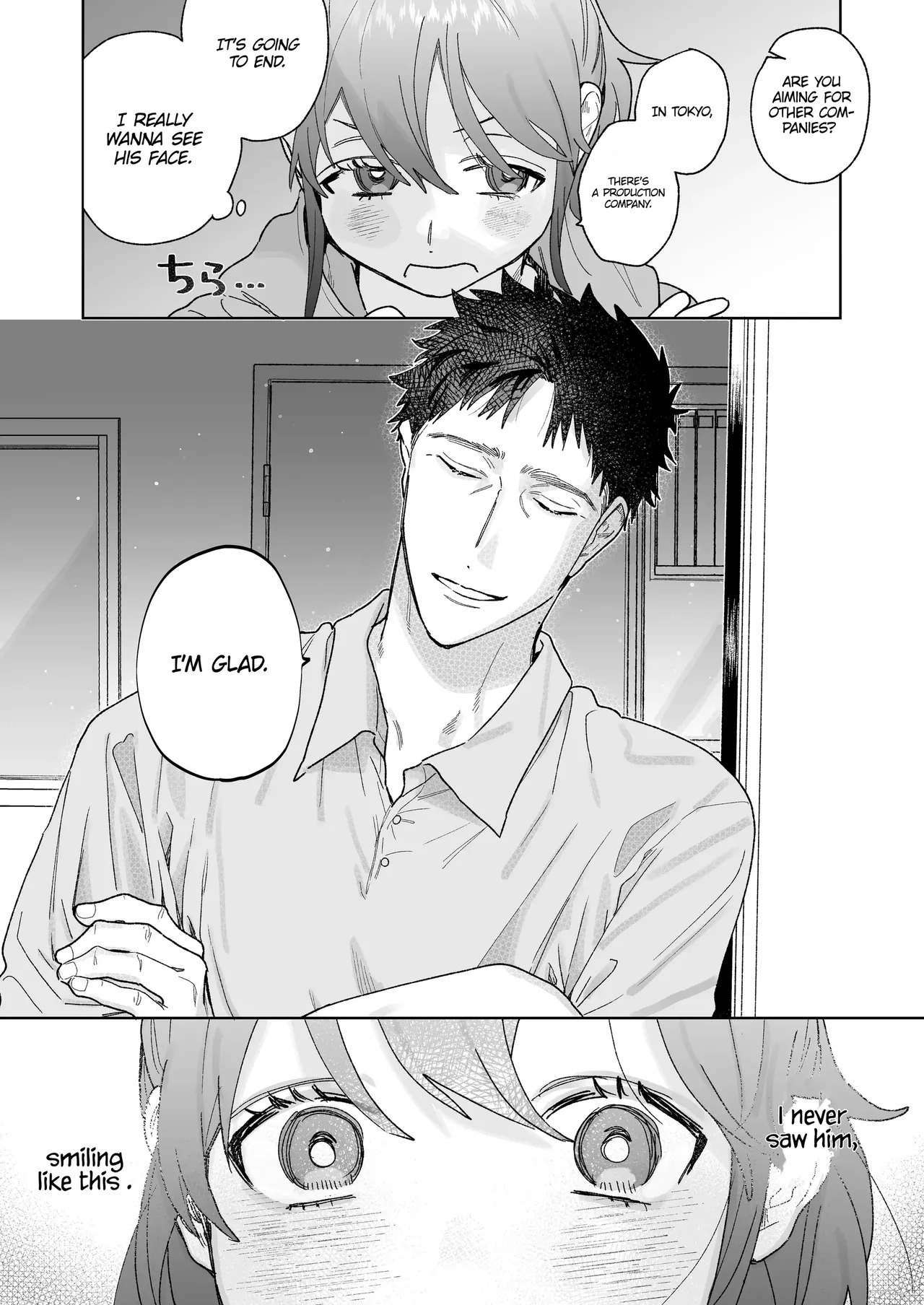 [THE WAIDAN (Robata)] Kowamote cameraman Yasaka-san ga watashi o suki tte maji desu ka!? | Is it true that tough-looking cameraman Yasaka-san likes me!? [English] [Painful Nightz] [Digital] [Incomplete] - Page 10